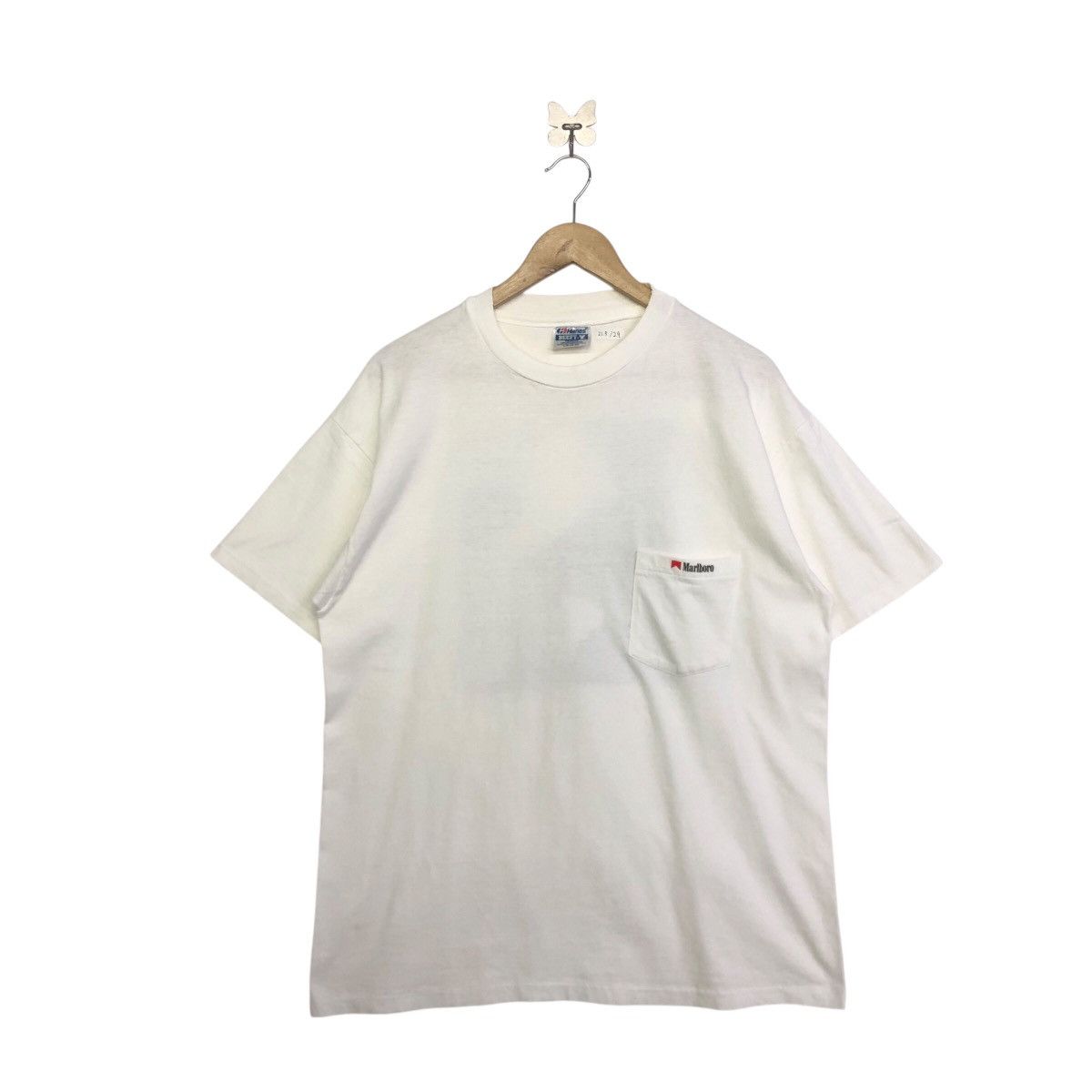 Marlboro × Vintage Vintage Marlboro pocket Tshirt Size US L / EU 52-54 / 3 - 2 Thumbnail