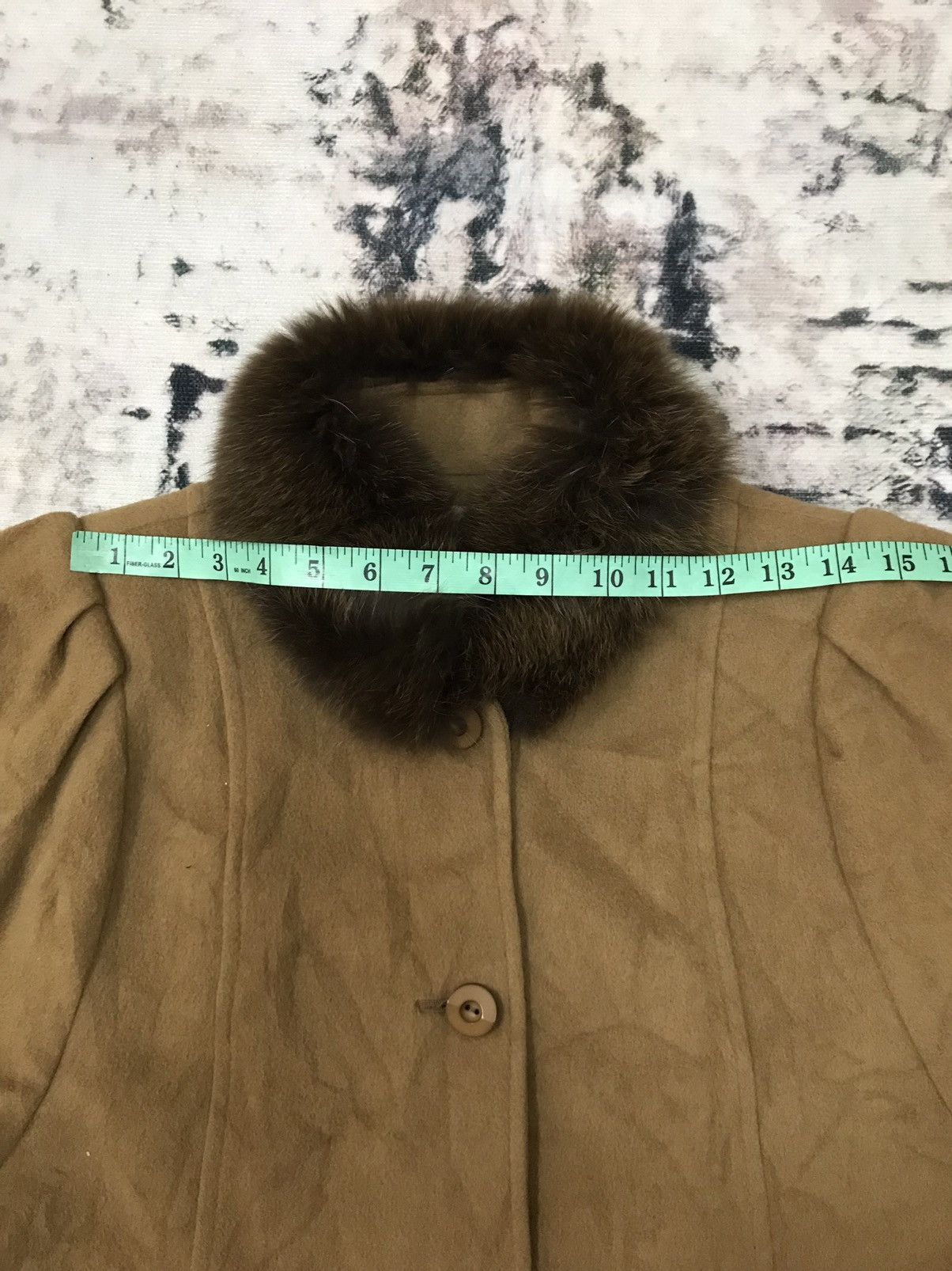 Nina Ricci Nina Ricci Paris Fur Wool Long Coat Jacket Size L / US 10 / IT 46 - 12 Thumbnail