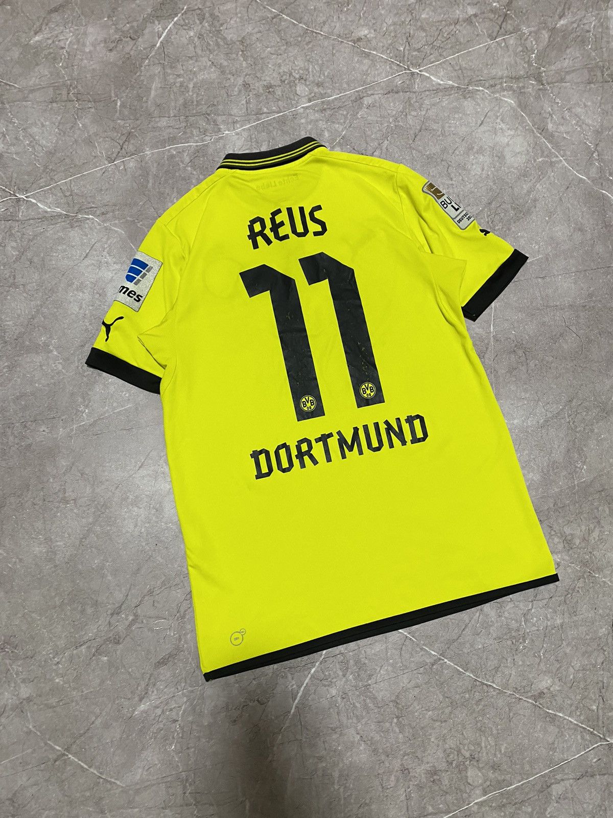 Puma Puma BVB Borussia Dortmund 11/12 Marco Reus 11 Soccer Jersey Size US S / EU 44-46 / 1 - 3 Thumbnail