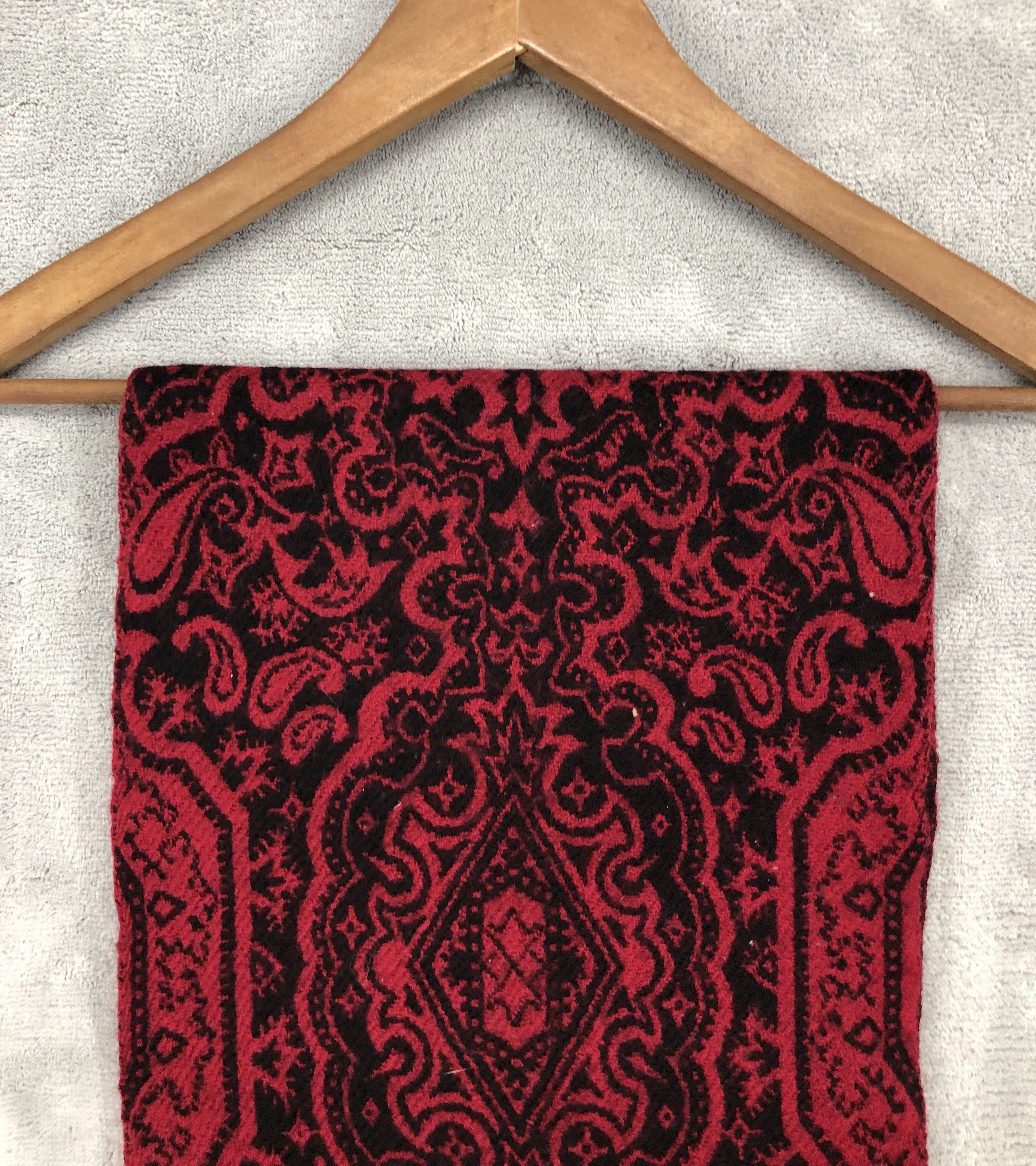 Japanese Brand × Vintage Vintage Damask Pattern Scarf Muffler Neck scarf Size ONE SIZE - 3 Thumbnail