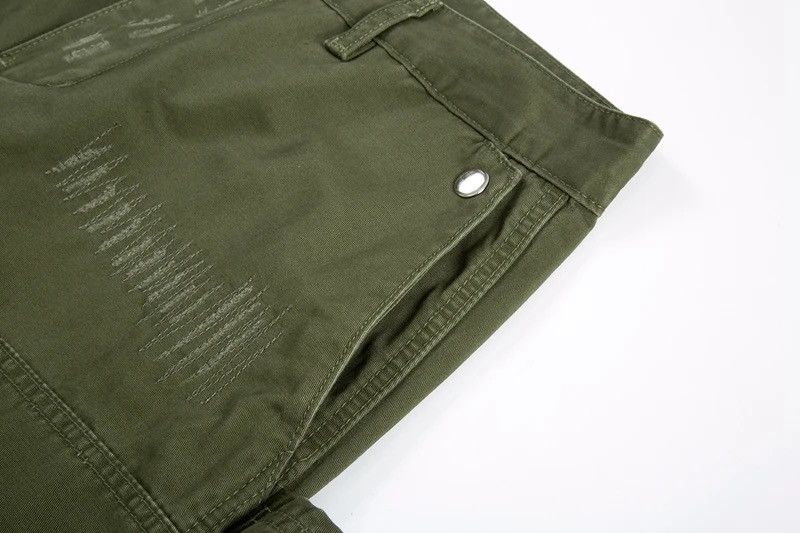 Designer × Japanese Brand × Vintage Military green zipper utility flared cargo pants Size US 32 / EU 48 - 6 Thumbnail