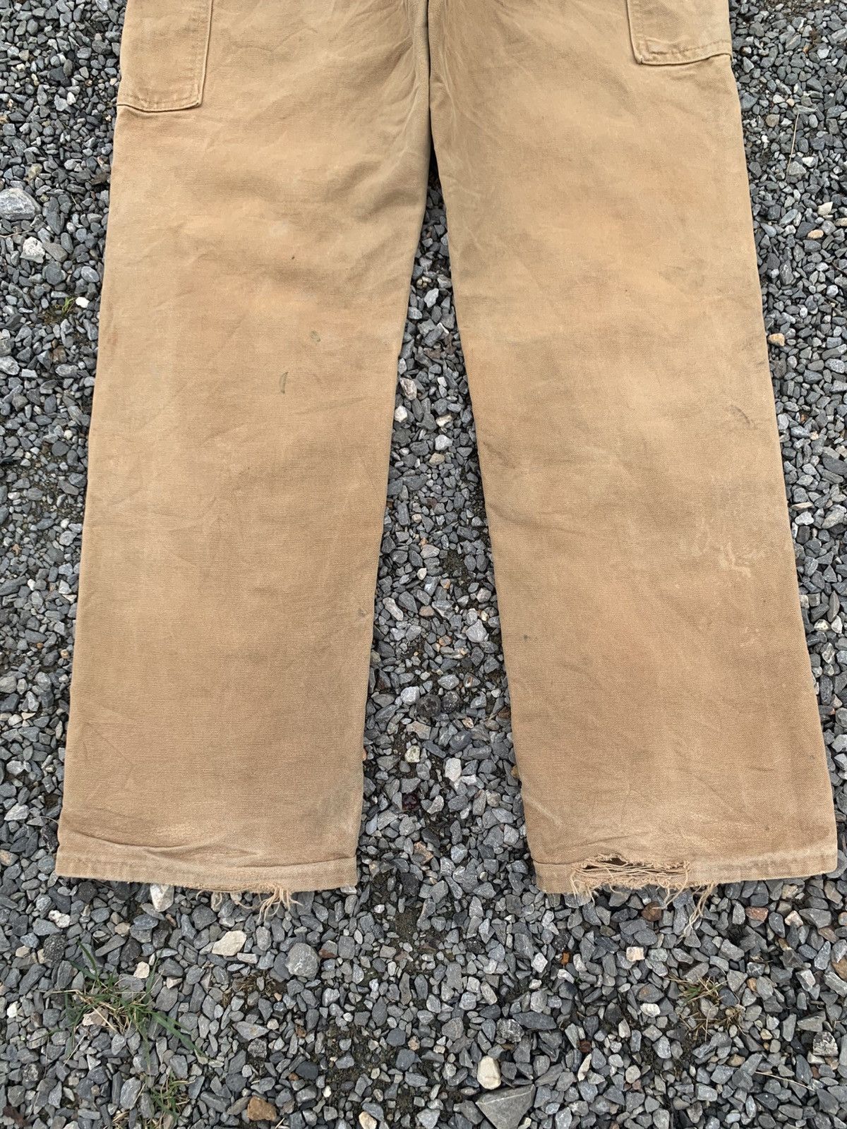 Carhartt VINTAGE CARHART DOUBLE KNEE RUSTY DAMAGE DISTRESSED DENIM Size US 30 / EU 46 - 8 Thumbnail