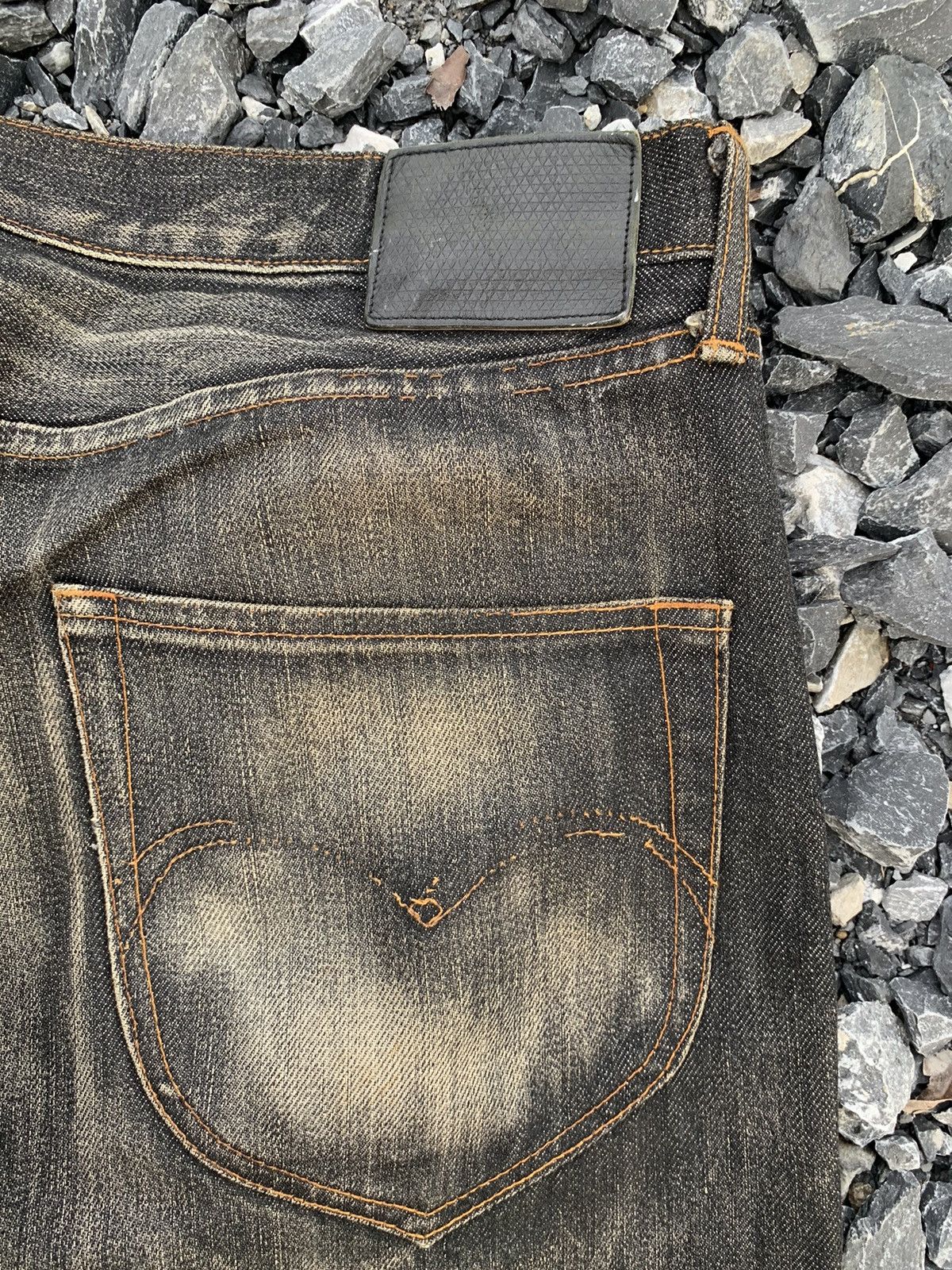 Other JAPANESE BRAND LUMR SELVEDGE RUSTY&FADED DISTRESSED DENIM Size US 35 - 15 Thumbnail