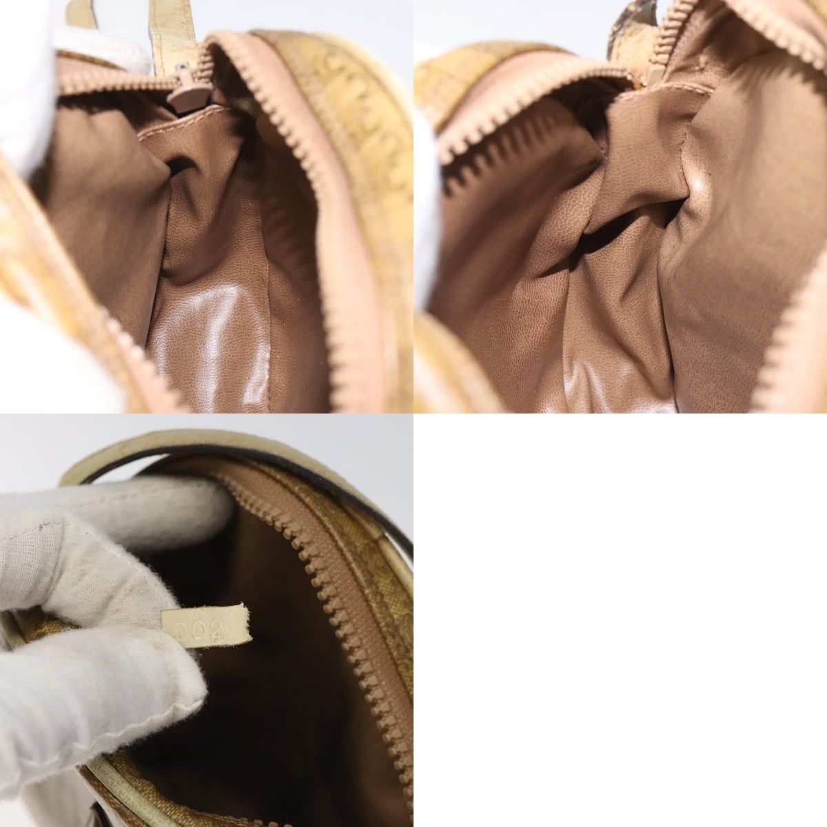 Celine CELINE Macadam Canvas Shoulder Bag Brown Size ONE SIZE - 12 Thumbnail