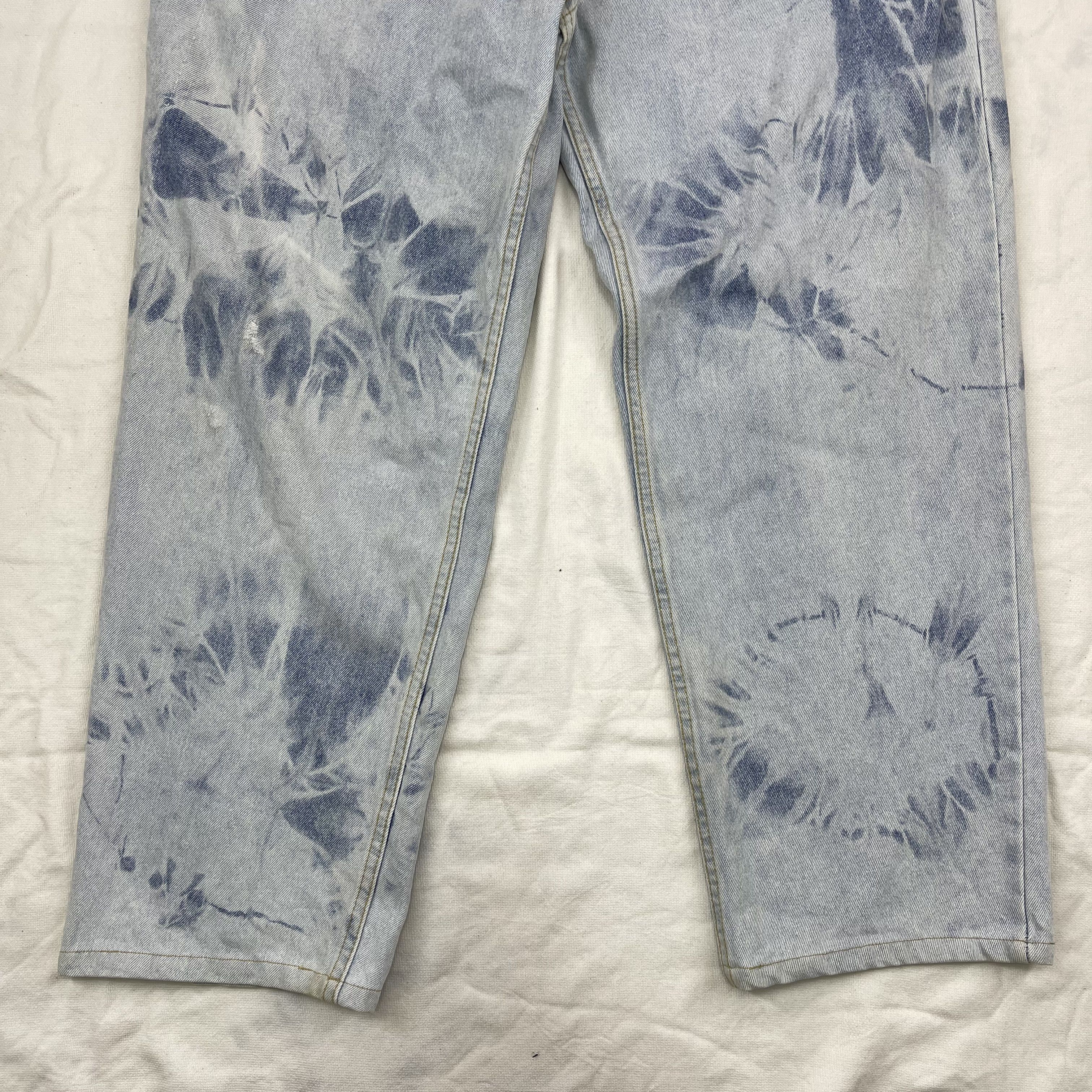 Guess 90s Vintage GUESS Custom Acid Wash Denim #1219/AQ Size US 38 / EU 54 - 8 Thumbnail