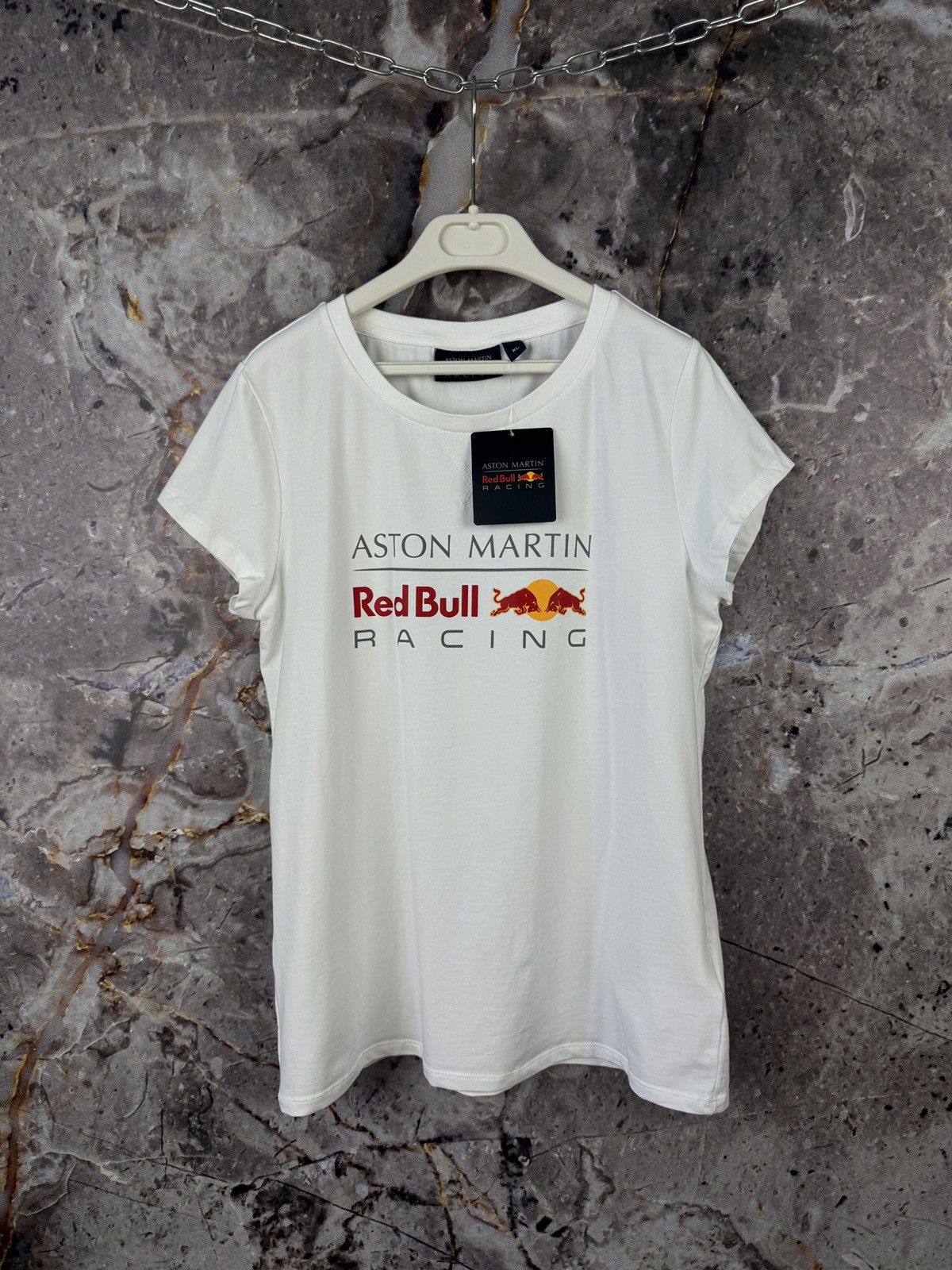 Red Bull Aston Martin Red Bull Racing Women’s White T-Shirt Logo Tee Size XL / US 12-14 / IT 48-50 - 1 Thumbnail