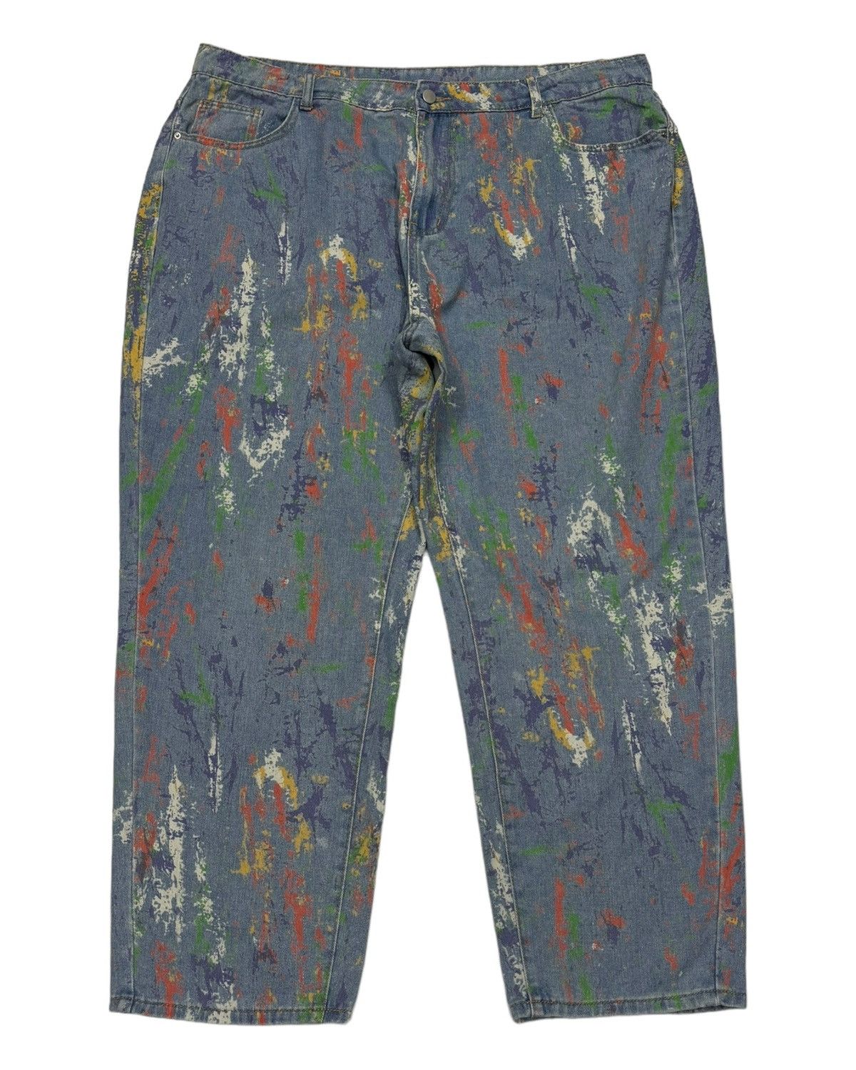 Japanese Brand VINTAGE BAGGY JEANS PAINTER ART EMERY ROSE DENIM Size US 40 / EU 56 - 7 Thumbnail