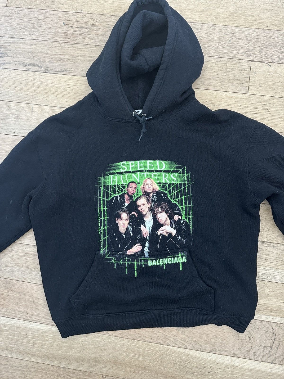 Balenciaga Balenciaga AW18 Speed Hunters Hoodie Size US S / EU 44-46 / 1 - 1 Thumbnail