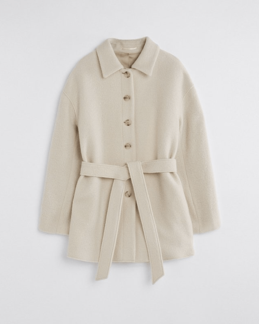 image of Filippa K Lima Coat Coat in Beige, Women's (Size XS)