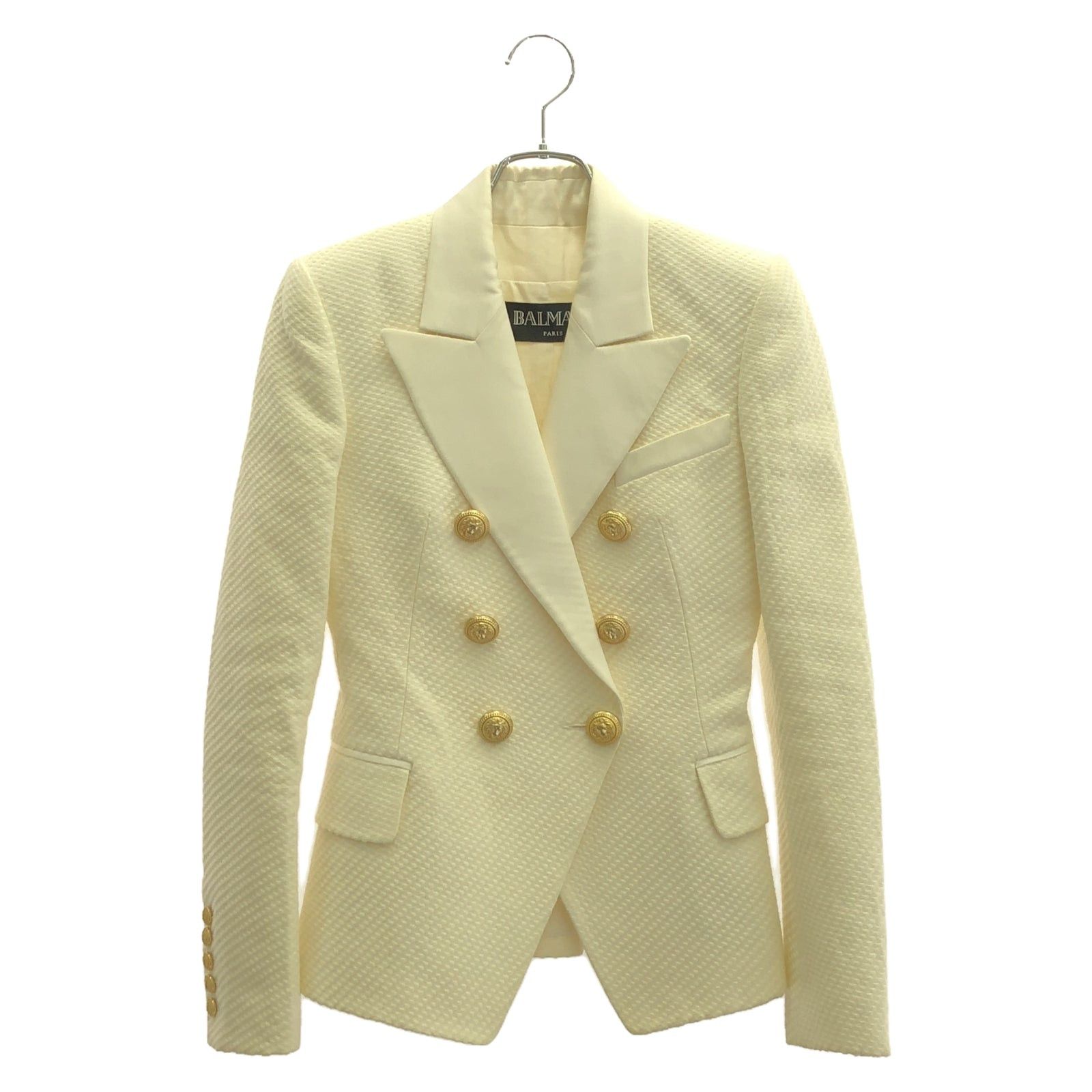 Balmain Balmain Jacket Tailored Cotton White Size ONE SIZE - 1 Thumbnail