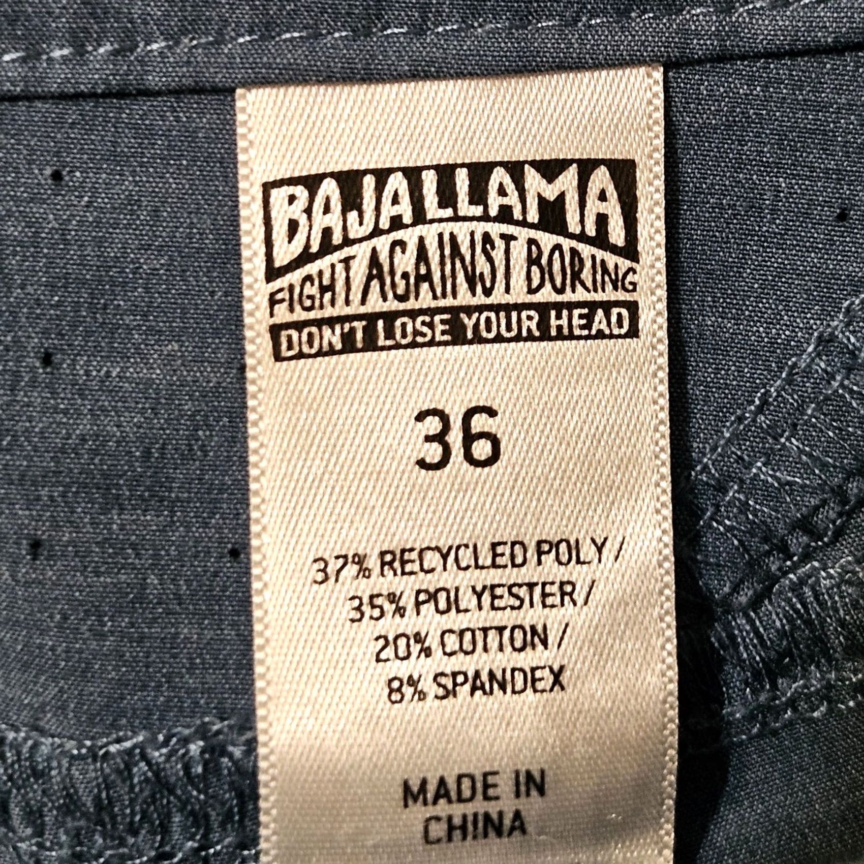 Vintage Baja Llama Magellan Explorer Blue Stretch Active Shorts Mens Sz 36 x 9 Size US 36 / EU 52 - 5 Thumbnail