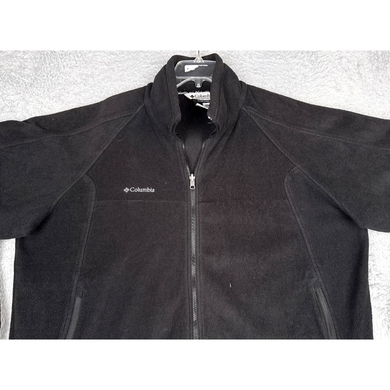 Vintage Columbia Fleece Jacket Mens 2XL Black Full Zip Pockets Interchange Outdoor Size US XXL / EU 58 / 5 - 4 Thumbnail