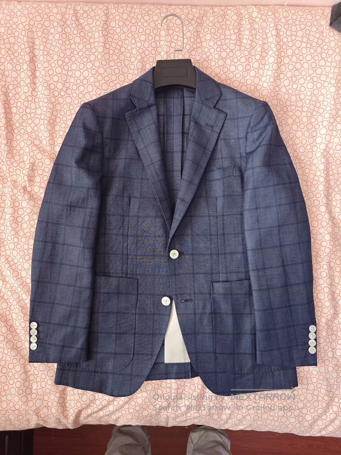 Marni Custom Blue Check Suit Jacket. Size US S / EU 44-46 / 1 - 6 Thumbnail