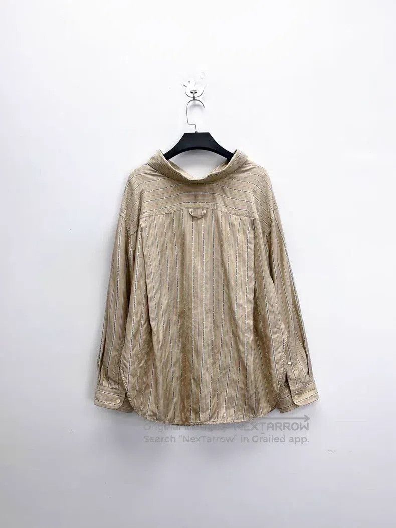 Balenciaga Balenciaga 100% Mulberry Silk Patch Pocket Striped Print L Size XS / US 0-2 / IT 36-38 - 2 Thumbnail