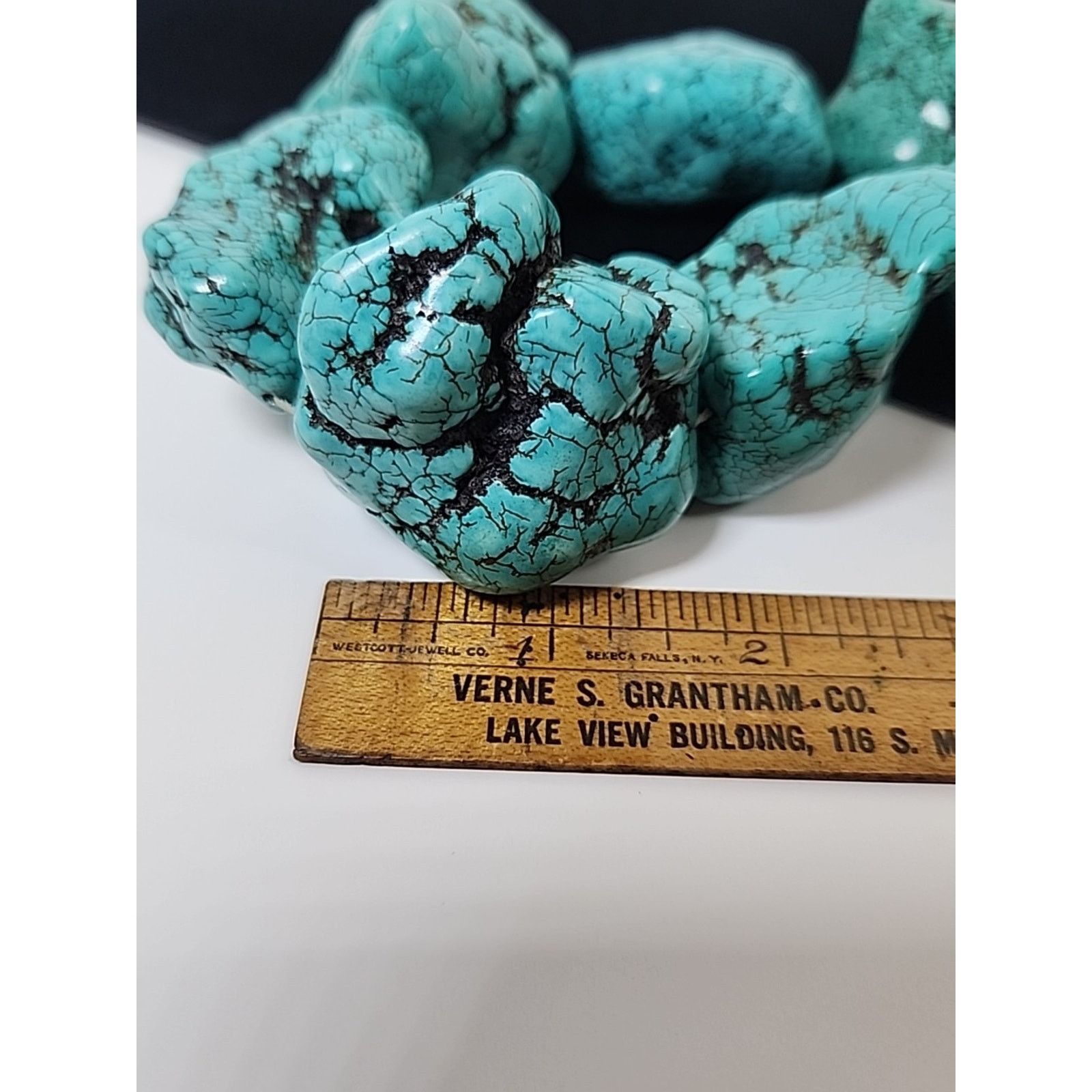 Other Large Natural Turquoise Necklace 1 Pound 9.6 Oz Total Weight Size ONE SIZE - 6 Thumbnail