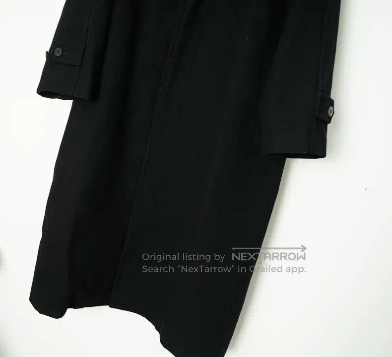 Comme des Garcons Comme Des Garcons Leather Patchwork Collar Mid-Length Wool Size S / US 4 / IT 40 - 5 Thumbnail