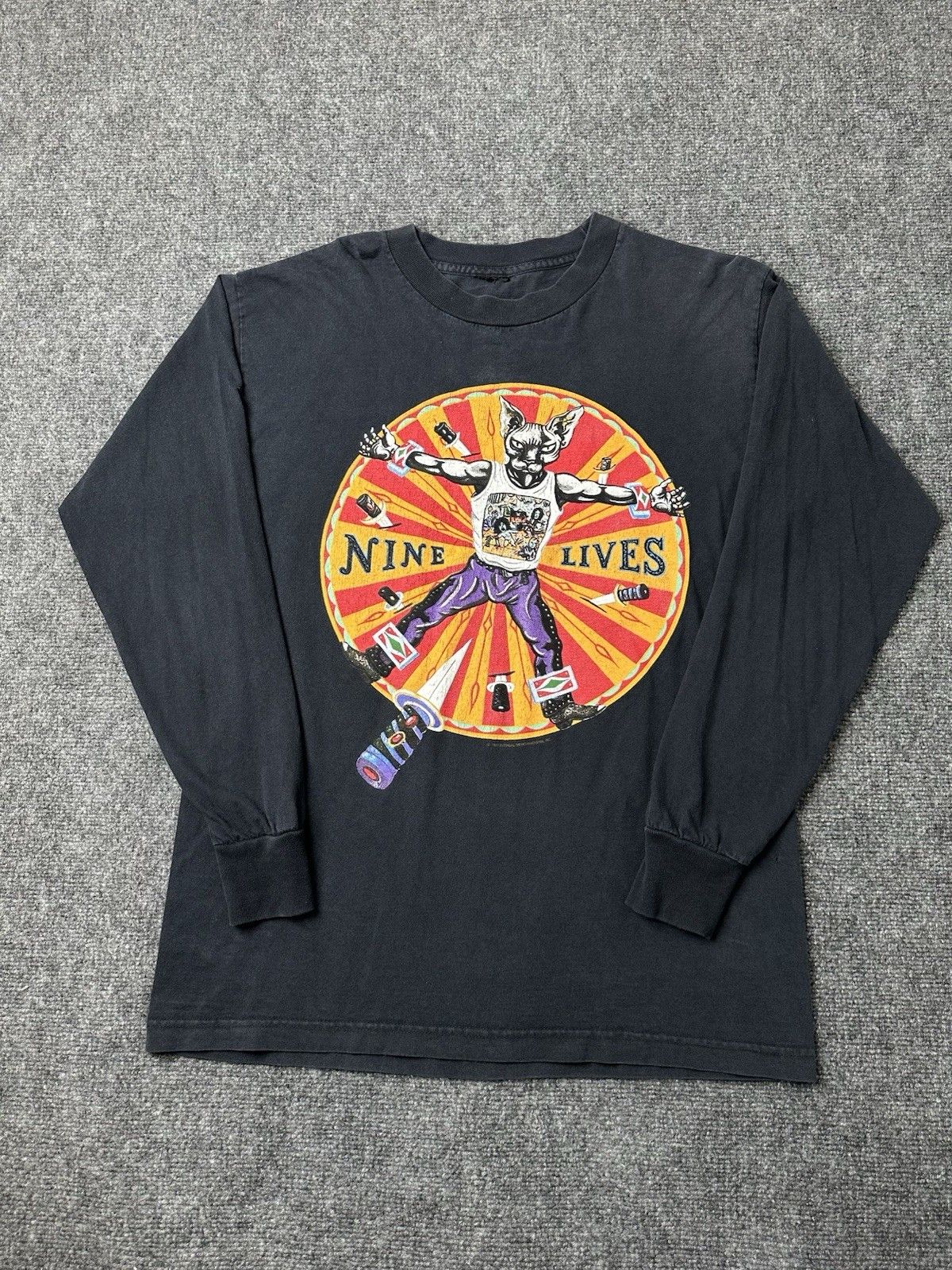 Nine Lives Mens Longsleeve Nine Lives Cat 1997 Svengali Shirt, Size L Size US L / EU 52-54 / 3 - 1 Thumbnail