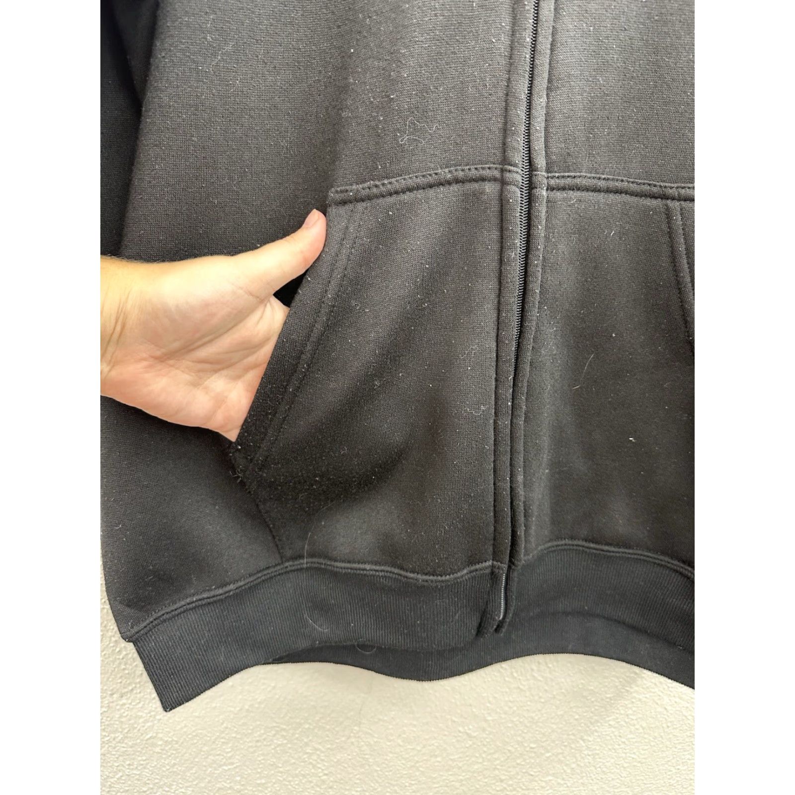 Penn Tipsy Jacket Black Zip Up Hooded Fleece Large Men Size US L / EU 52-54 / 3 - 3 Thumbnail