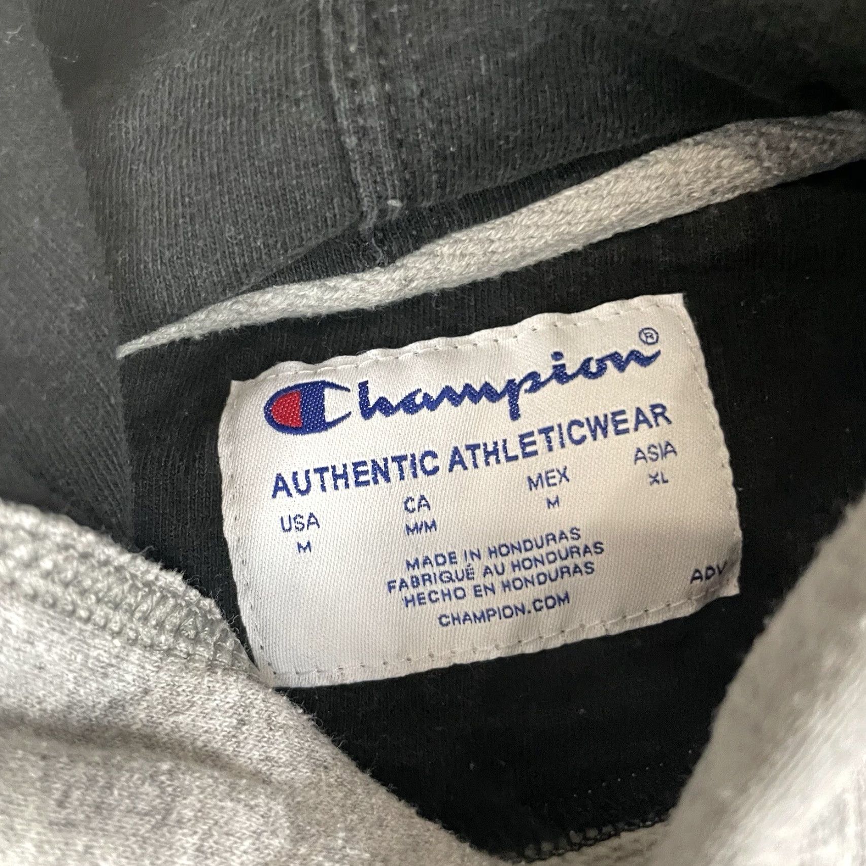 Champion VINTAGE Champion Hoodie Adult Medium Gray Mens M Hoodie USA Theme Sportswear Athletic Casual Size US M / EU 48-50 / 2 - 5 Thumbnail