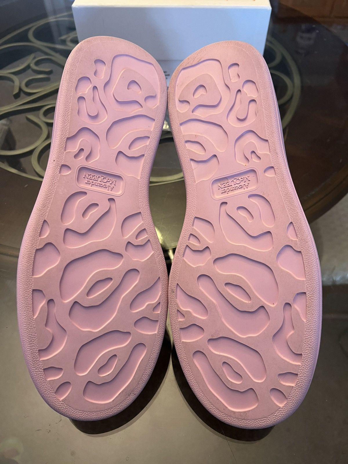 Alexander McQueen “Zipper Tooth- Iced Pink”