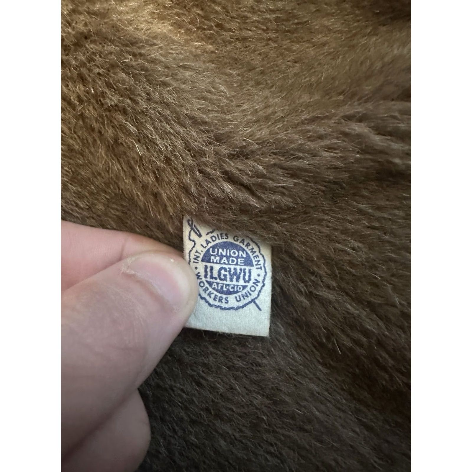 Vintage VINTAGE ILGWU Women’s Wool Coat Fur Lined Large Brown 60s Two Button Coat Women L Medium Beige Retro 60s Mens? Size L / US 10 / IT 46 - 6 Thumbnail