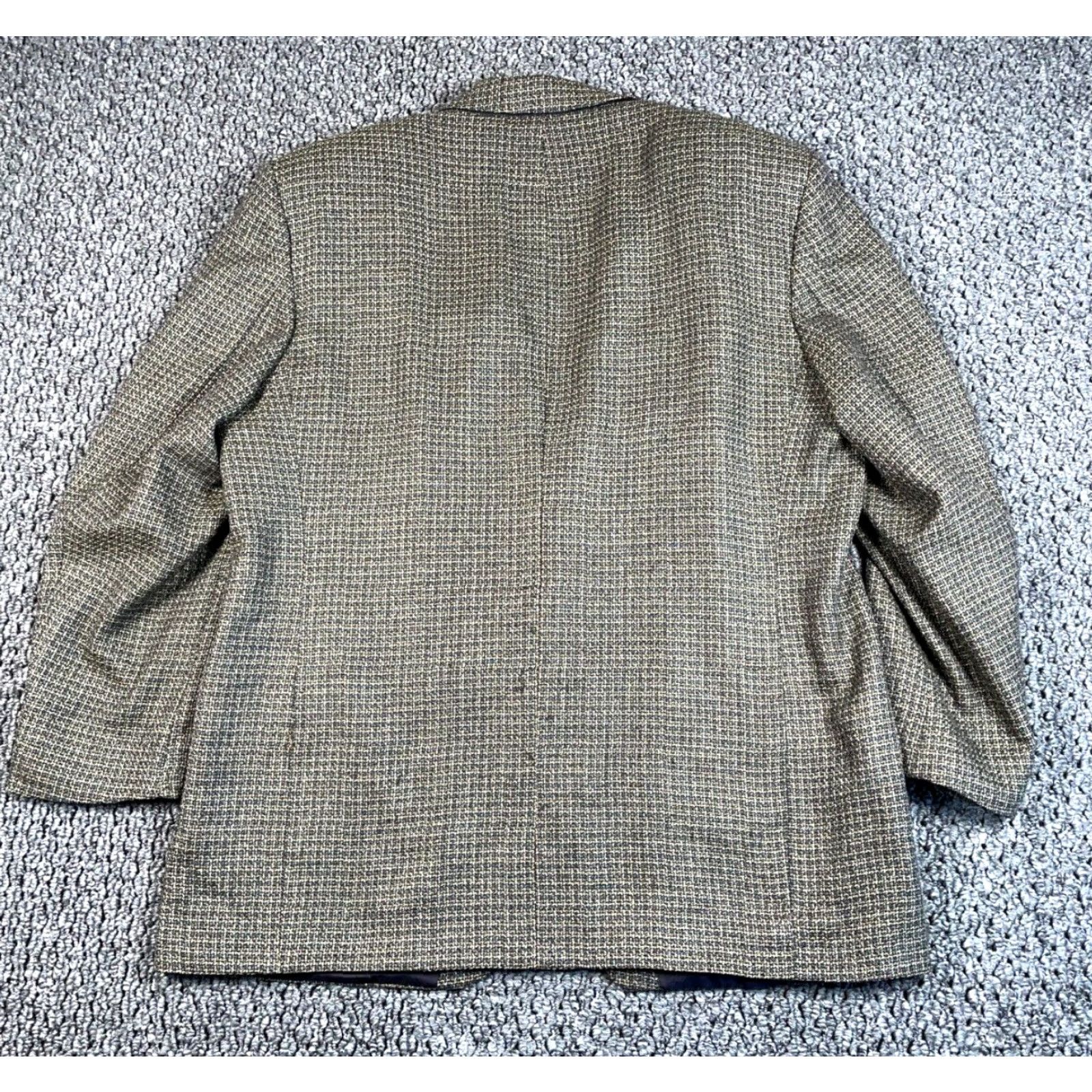 Yves Saint Laurent VINTAGE Yves Saint Laurent Sport Coat Men's 46 Brown Silk Wool Two-Button Jacket Size US S / EU 44-46 / 1 - 2 Thumbnail