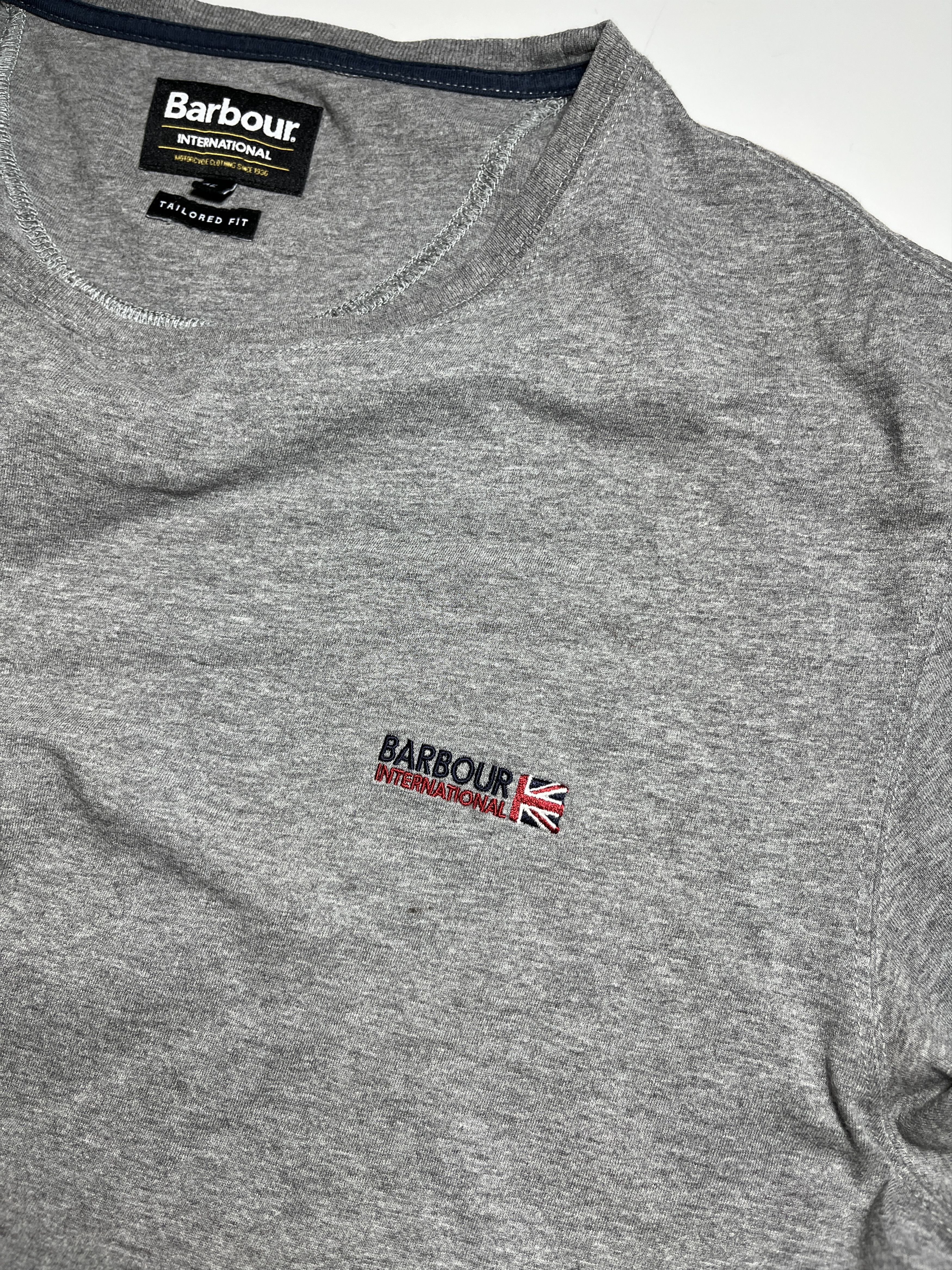 Barbour Barbour International Gray T-Shirt Size XL Size US XL / EU 56 / 4 - 7 Thumbnail