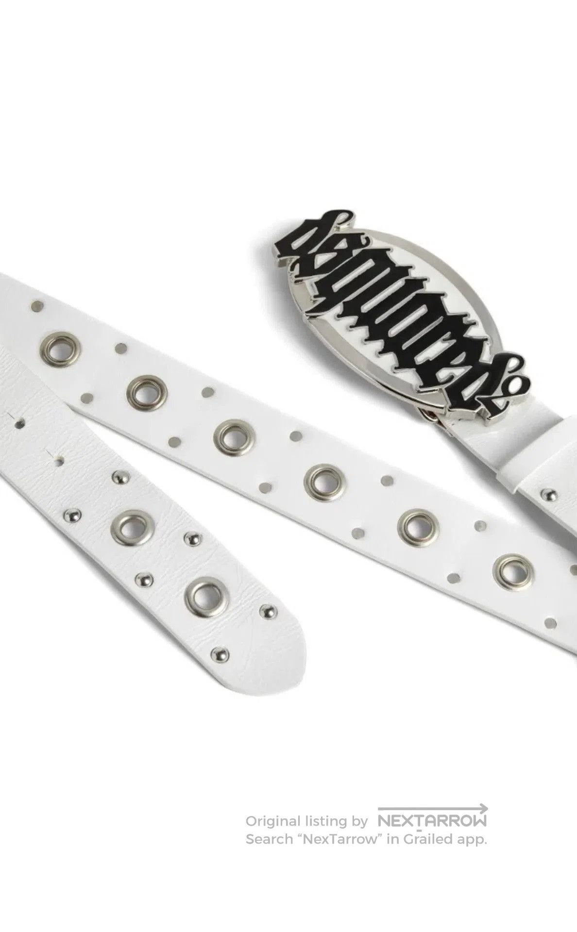 Dsquared2 Dsquared2 Sanskrit Metal Buckle Belt. Size ONE SIZE - 5 Thumbnail