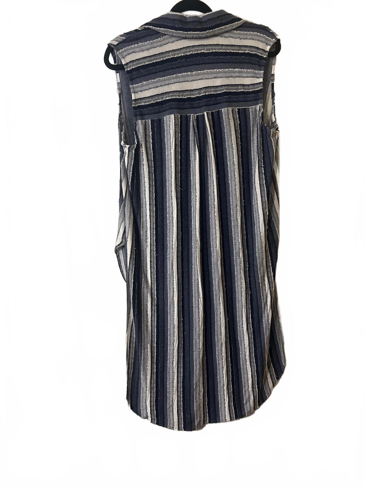 Other Sleeveless Striped Button-Down Dress Size L / US 10 / IT 46 - 5 Thumbnail