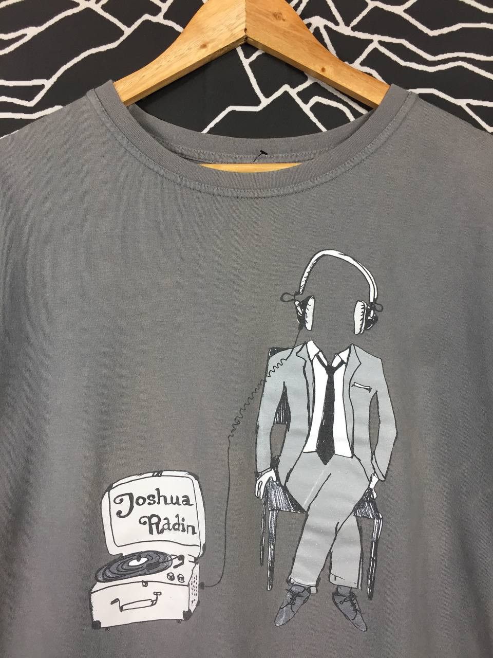 Band Tees Vtg Joshua Radin American Acoustic Folk Singer Tee Size US M / EU 48-50 / 2 - 3 Thumbnail