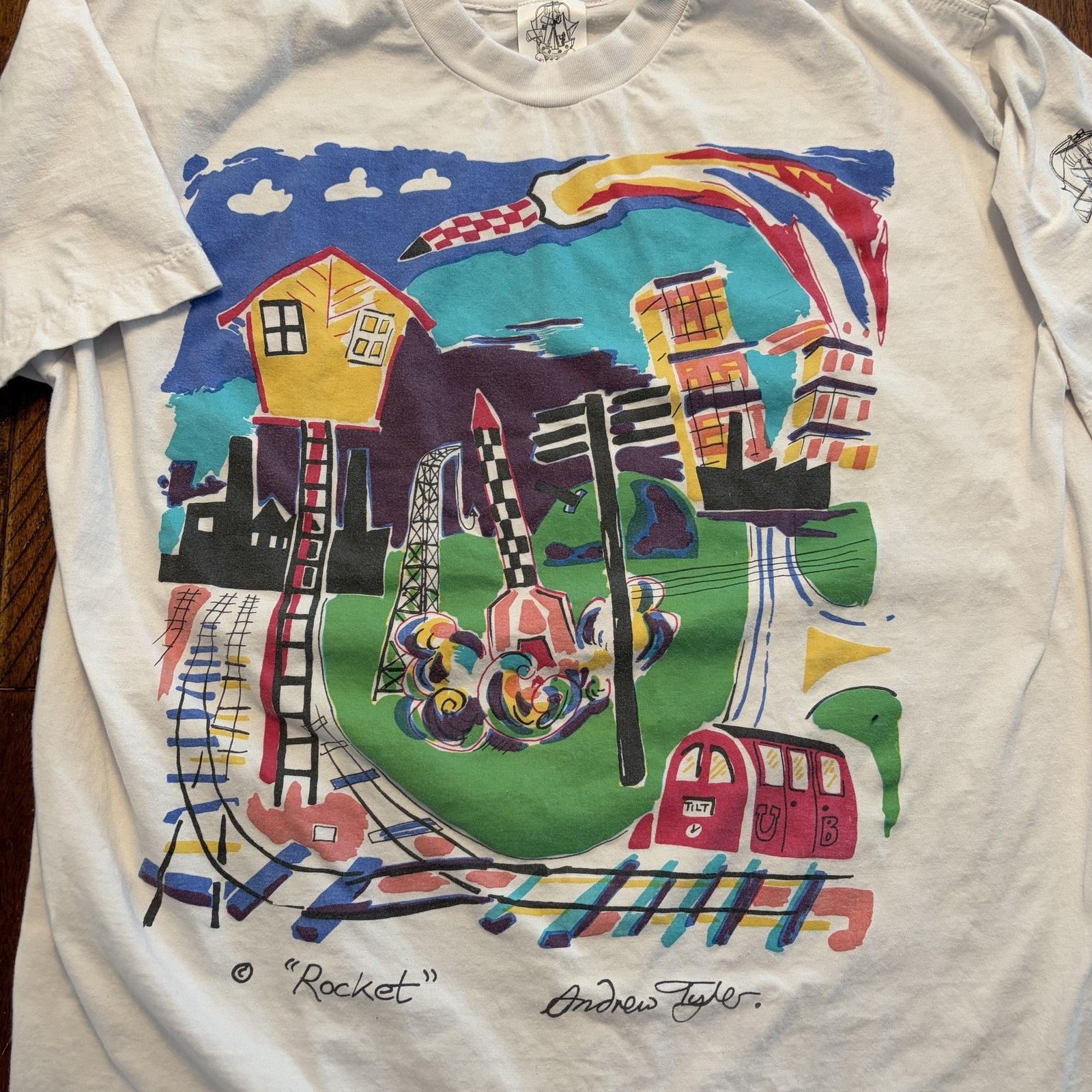 Vintage Vintage P.A. Enterprises Rocket Shirt XL Andrew Tyler Space Size US XL / EU 56 / 4 - 3 Thumbnail