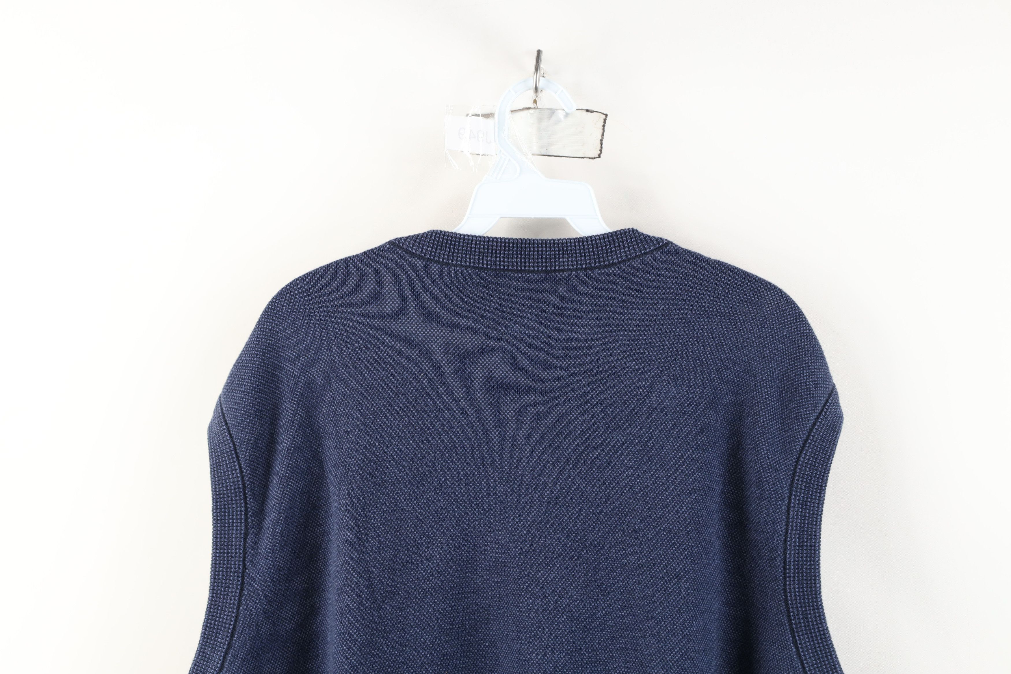 Vintage Vintage 90s Streetwear Thermal Knit V-Neck Sweater Vest Size US XXL / EU 58 / 5 - 10 Thumbnail