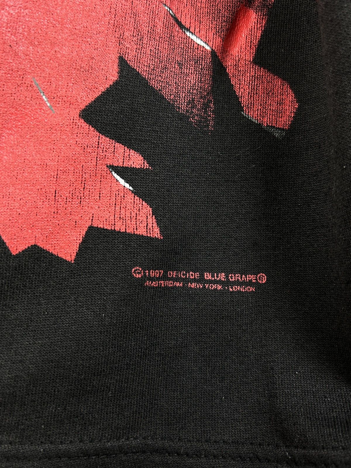 Band Tees 90s Vintage Deicide Legion 1997 Blue Grape Metal Hoodie Size US XL / EU 56 / 4 - 5 Thumbnail