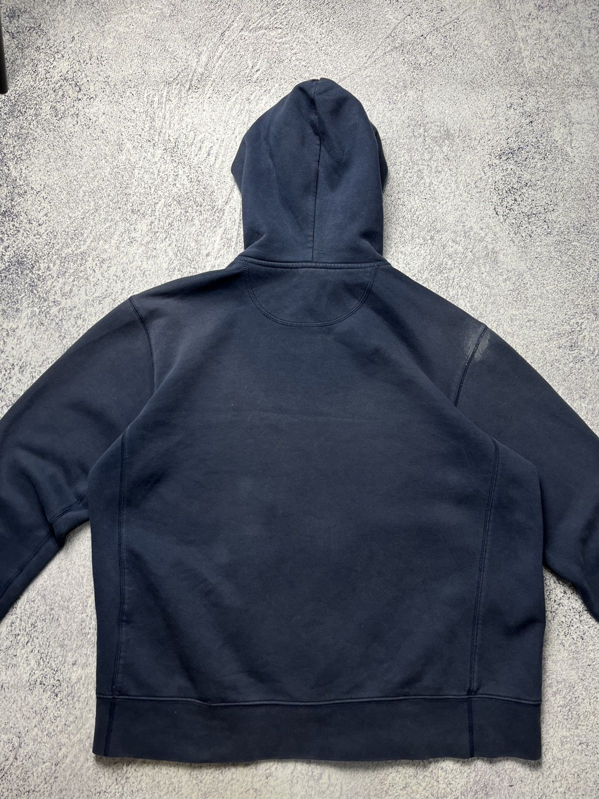 Nike Vintage Nike Distressed Zip Up Hoodie Swoosh Drill Size US L / EU 52-54 / 3 - 23 Thumbnail