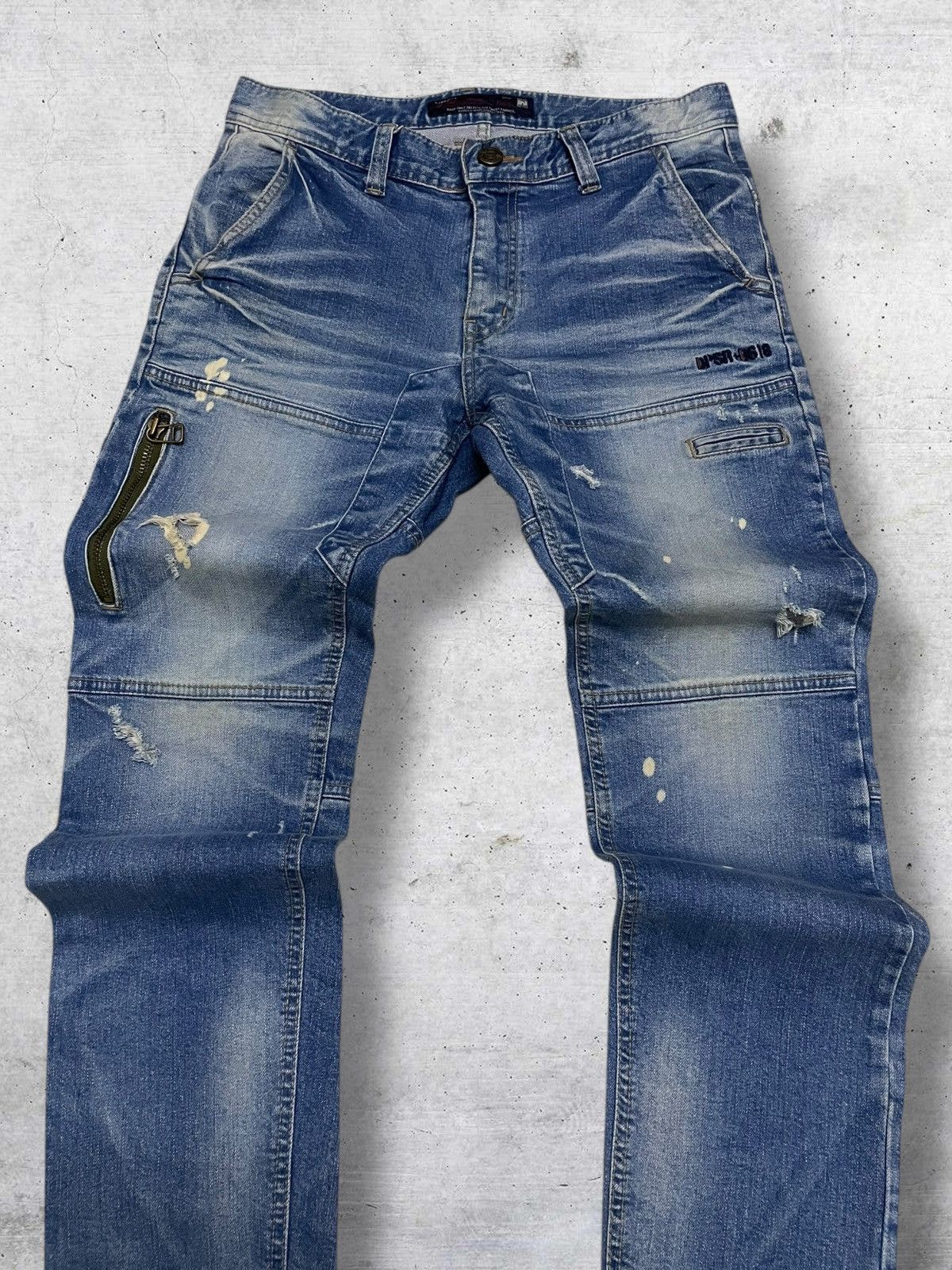 Japanese Brand VINTAGE JAPAN DESIGNER CRAFTED PREMIUM SPLASH OG DENIM Size US 32 / EU 48 - 4 Thumbnail