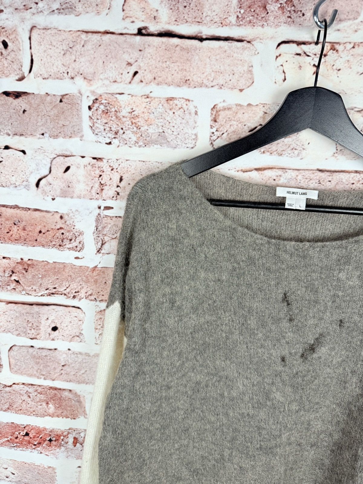 Helmut Lang Very rare helmut lang oversize mohair sweater Size L / US 10 / IT 46 - 4 Thumbnail