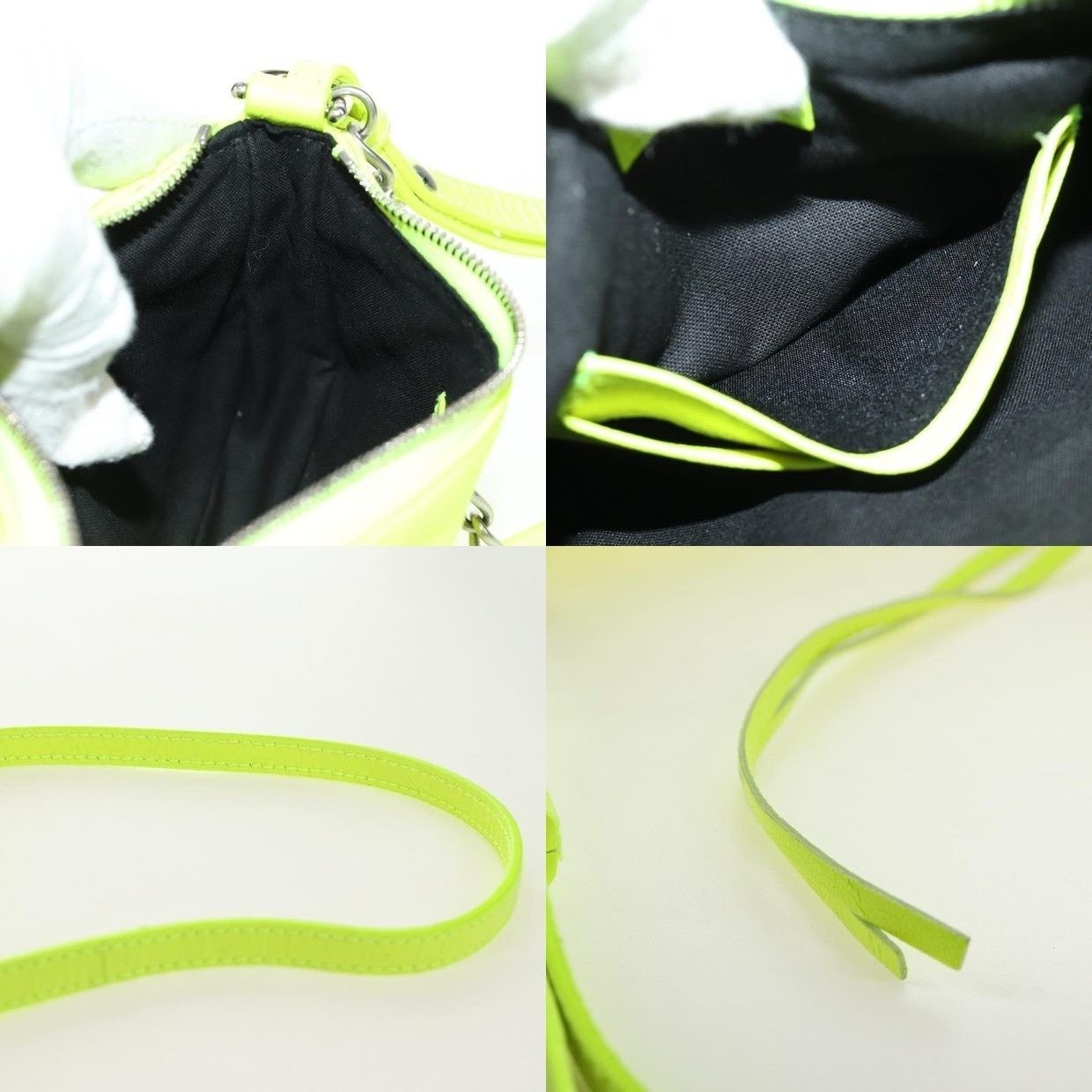 Balenciaga Balenciaga Chain Le Cagole XS Shoulder Bag Green Size ONE SIZE - 14 Thumbnail