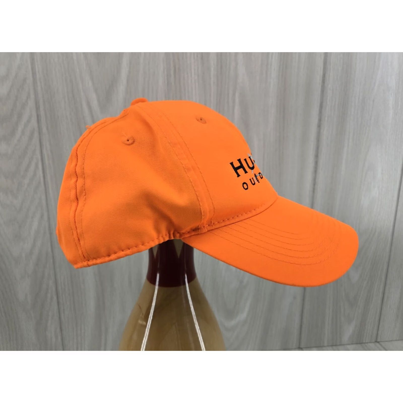 Vintage HU-B's Outdoors Hutners Orange Cap Hat Adjustable 5 Panel Men Orange Adjustable Outdoor Cap Cap Hat Mens Size ONE SIZE - 5 Thumbnail