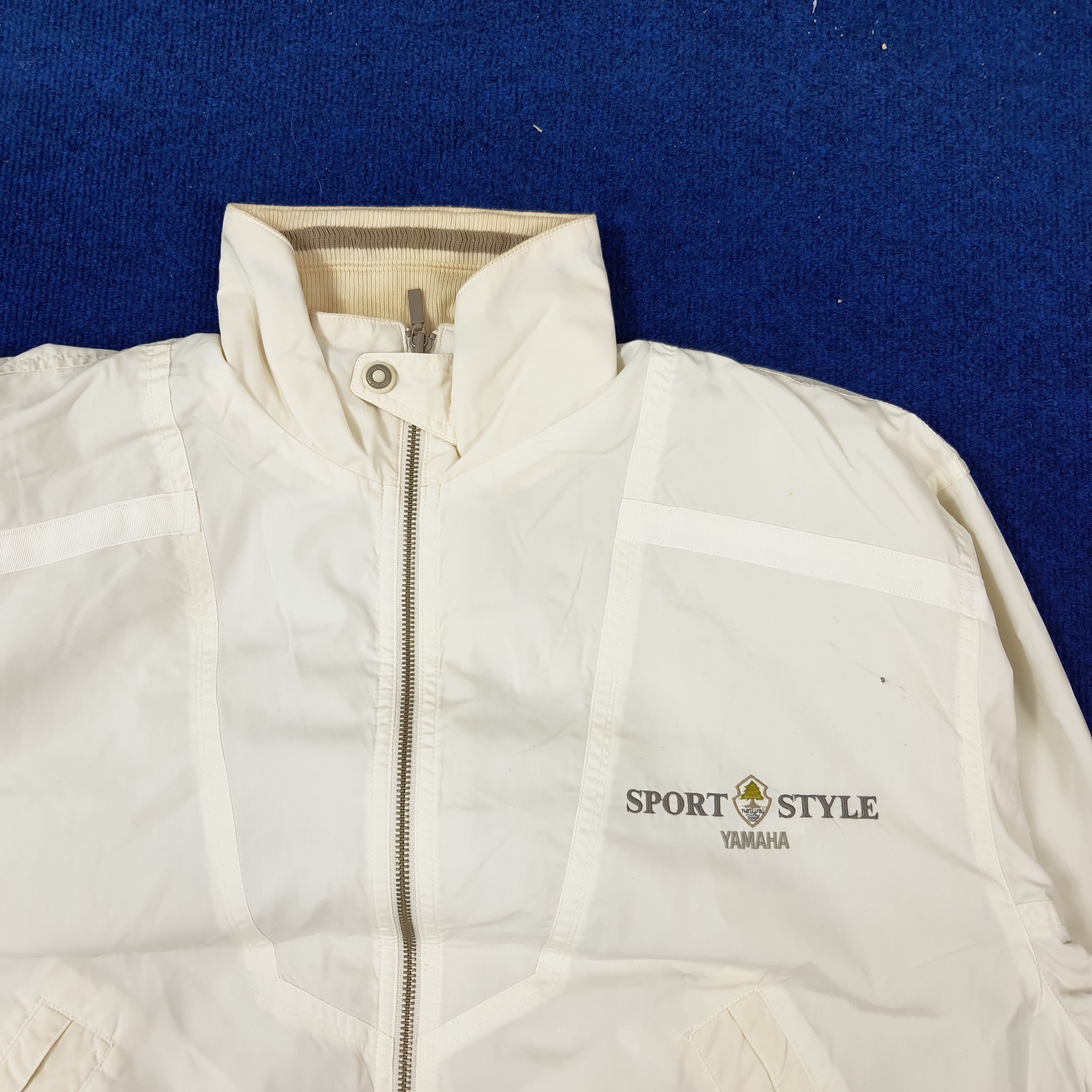 Japanese Brand × Vintage × Yamaha Vintage YAMAHA Sport Style Urban Basic Biker Jacket Size US XL / EU 56 / 4 - 4 Thumbnail