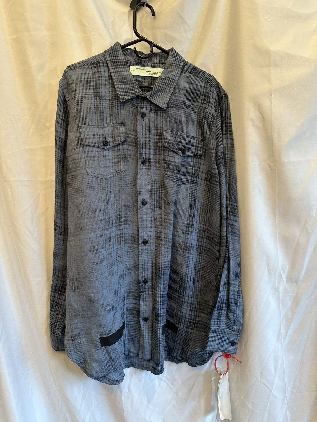 Off-White Off-White Plaid Shirt Size US XL / EU 56 / 4 - 1 Thumbnail