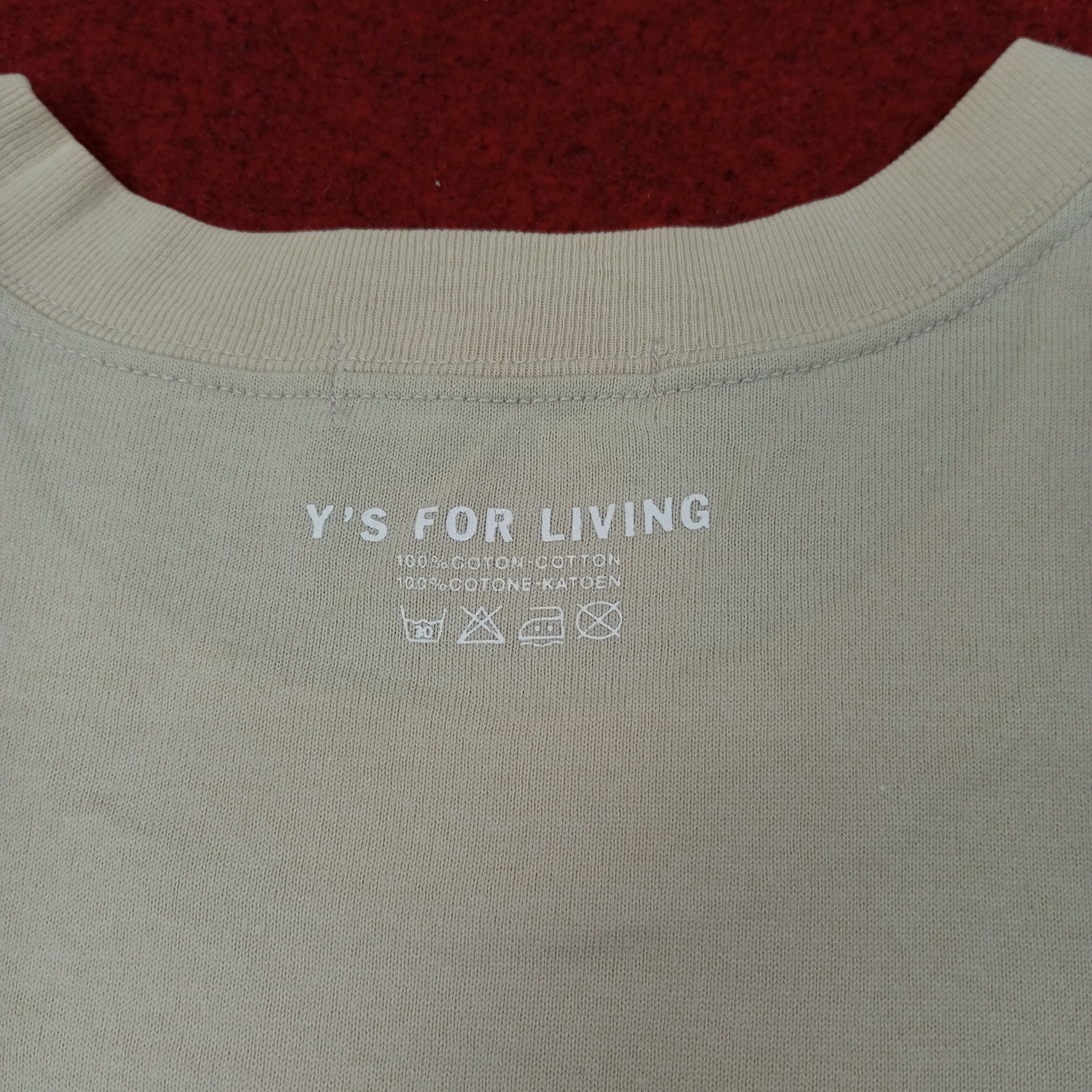 Yohji Yamamoto Ys For Living by Yohji Yamamoto Designer Tshirt c239n27 Size US L / EU 52-54 / 3 - 4 Thumbnail