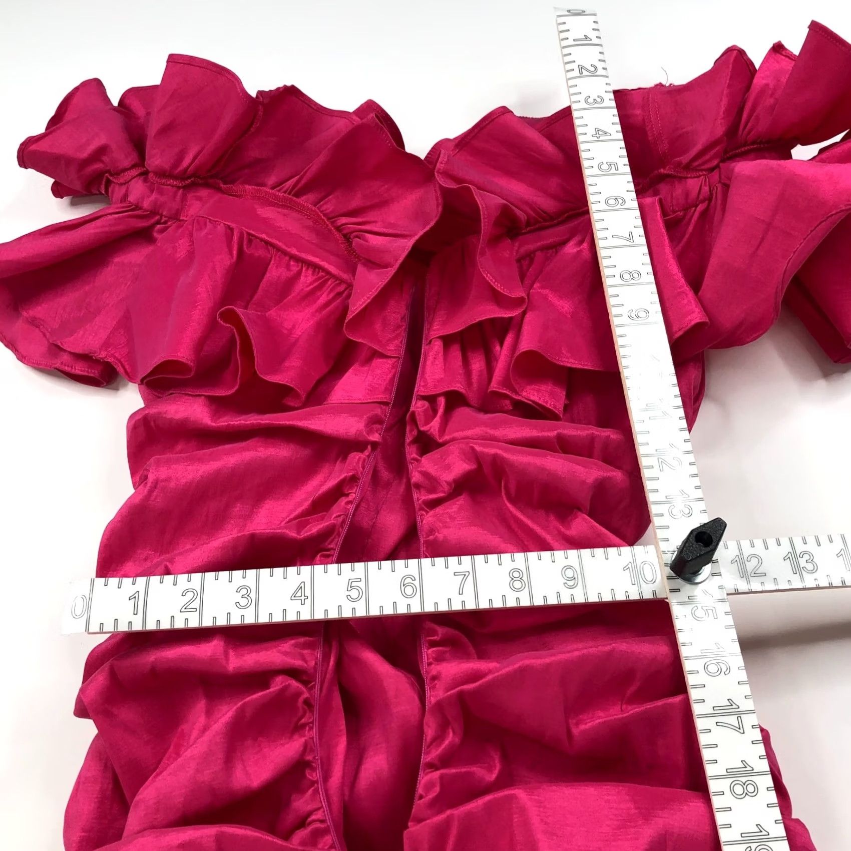 Vintage Lovers + Friends Nikolina Ruched Mini Above Knee Dress Pink Shirt? Size S / US 4 / IT 40 - 7 Thumbnail