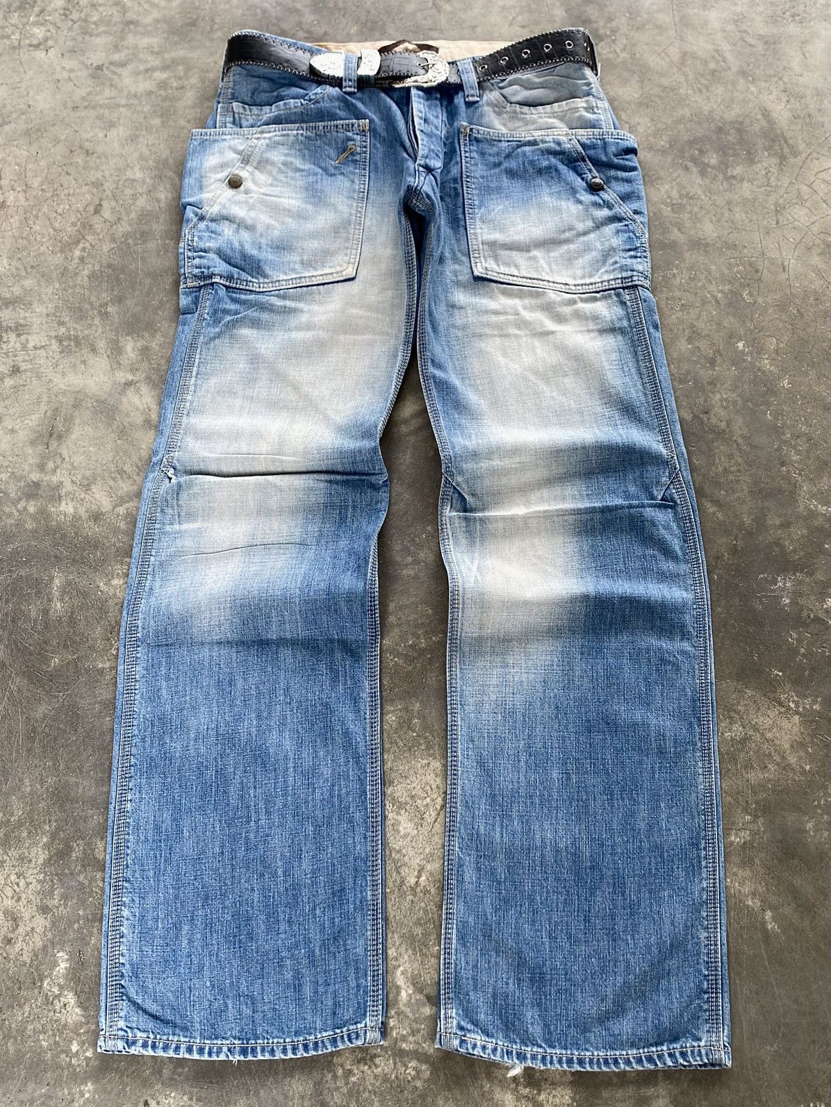 Japanese Brand × Jean × Sassafras Blue Way Japan Gardener Jeans Sassafras Inspire 🇯🇵 Size US 33 - 2 Thumbnail
