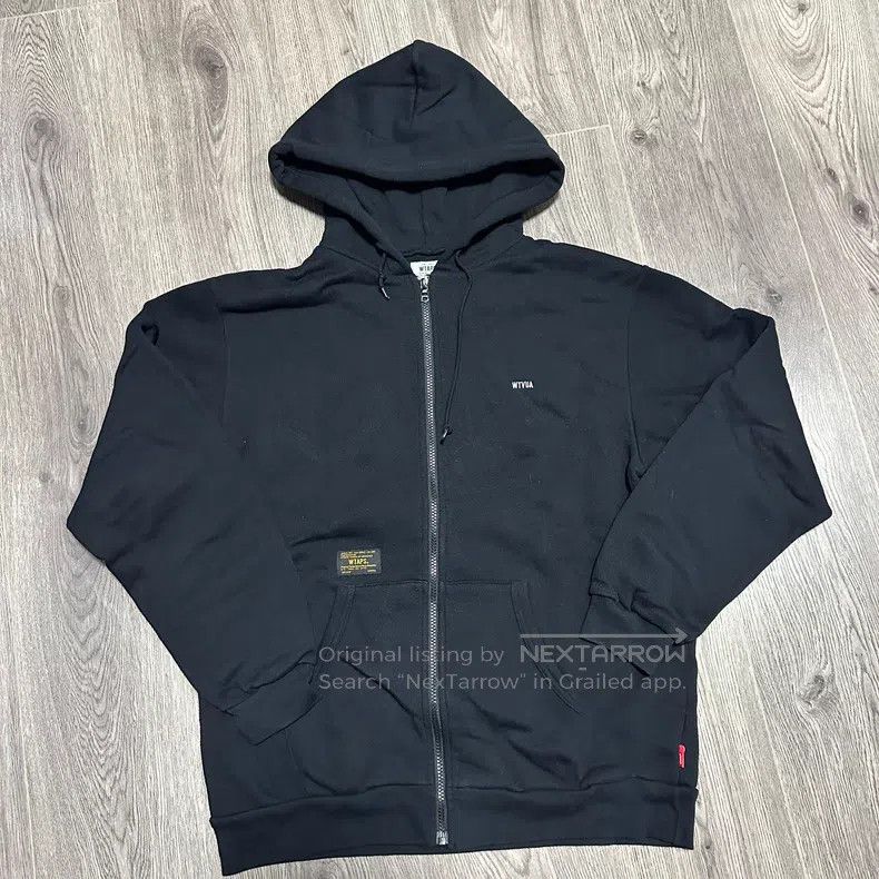 Wtaps Wtaps Black fleece zip hoodie Size US S / EU 44-46 / 1 - 1 Thumbnail