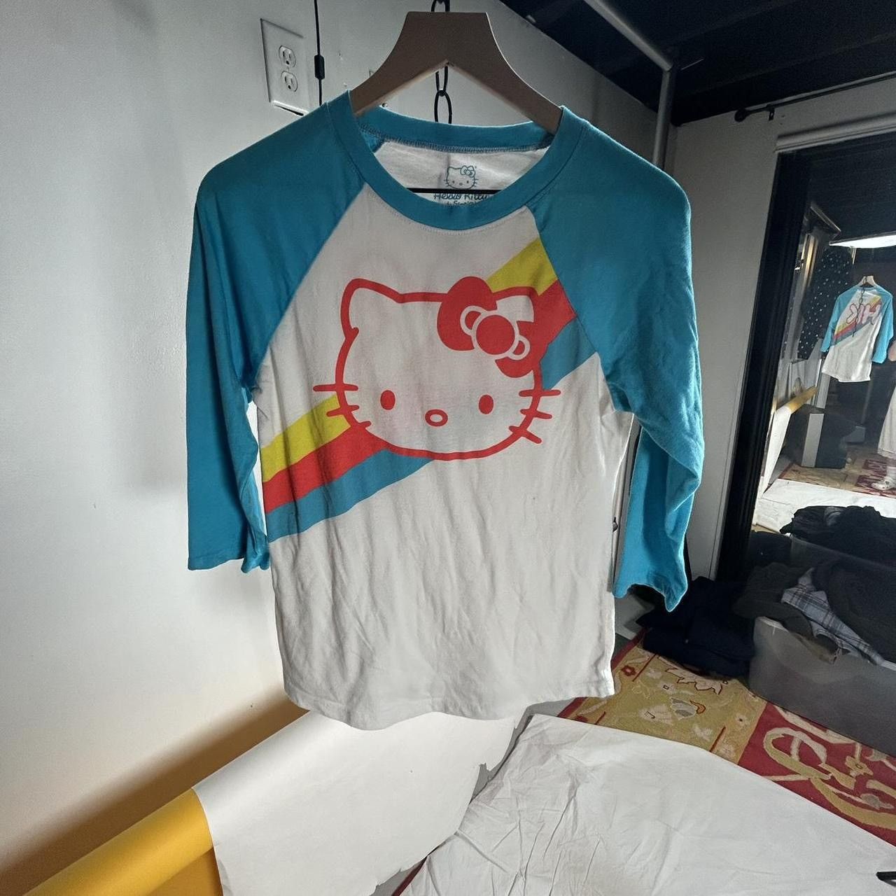 Vintage Vintage 2000s Y2K Hello Kitty neon raglan t-shirt | Grailed