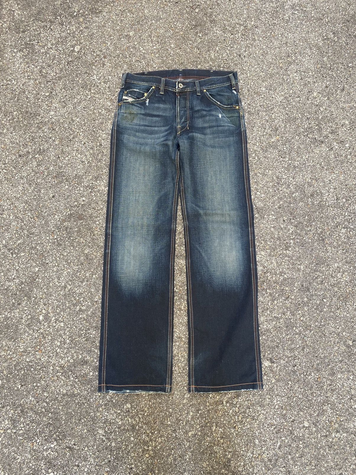 Diesel Vintage Diesel Straight Cutting Jeans Made in Italy Size US 29 - 1 Thumbnail