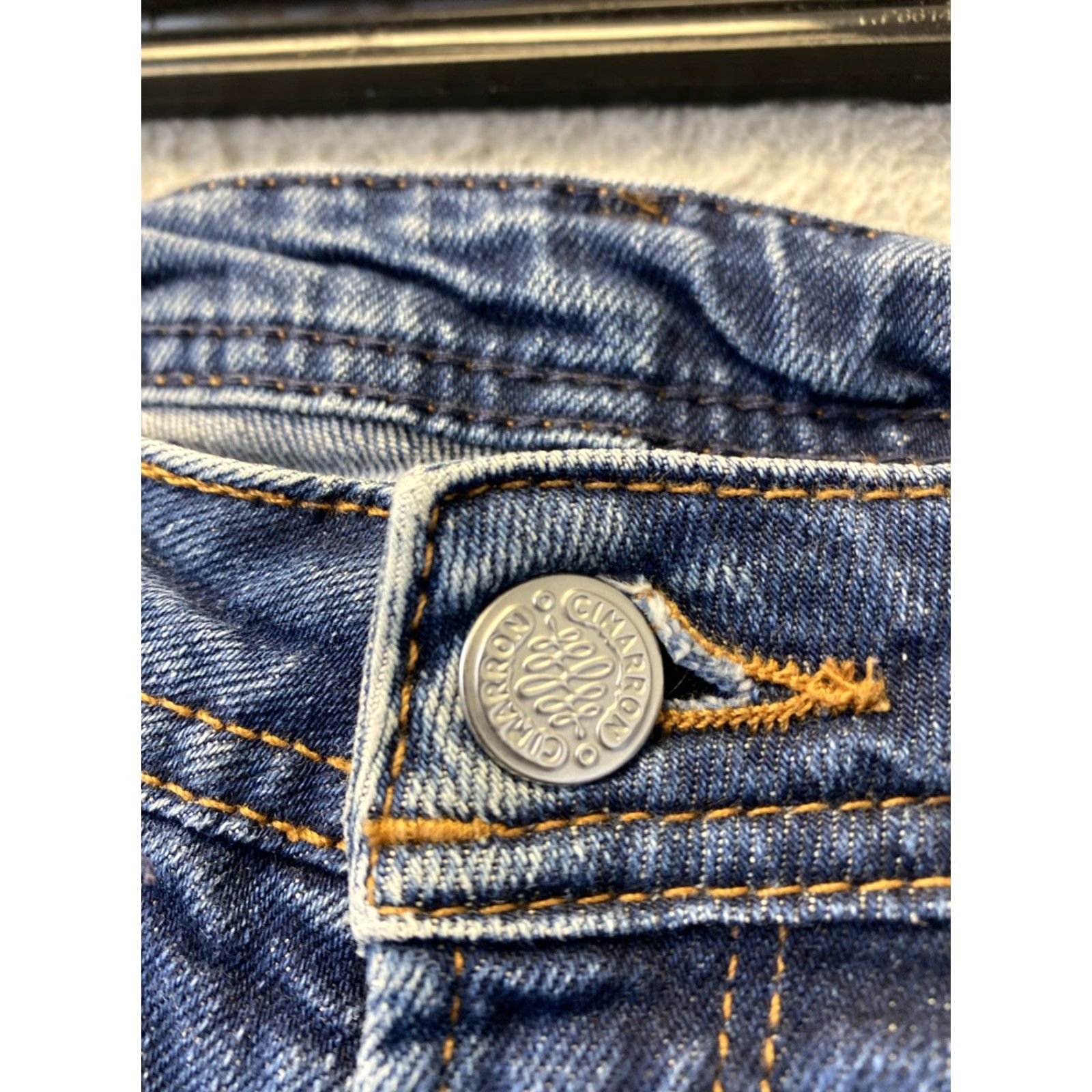 Vintage Cimarron Jeans Women’s 30x27 Blue Slim And Flare Jeans Regular Women Size 30" / US 8 / IT 44 - 3 Thumbnail