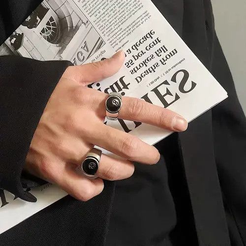 Japanese Brand Retro punk rings Size ONE SIZE - 6 Thumbnail