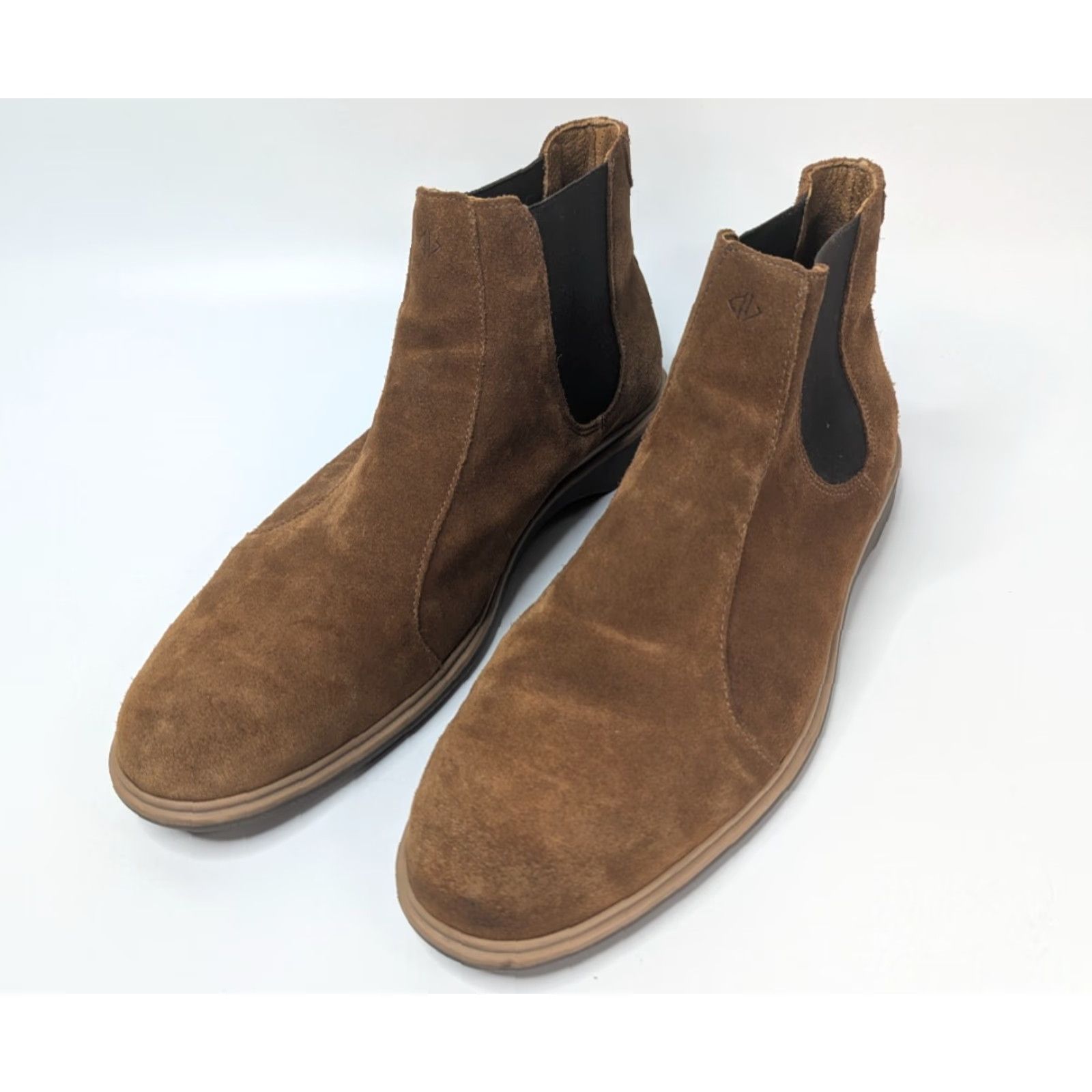 Lumberjack Amberjack Chelsea Boot Men Size 12 Grizzly Brown Suede Leather Lining Insole Outsole Handmade Winter Comfortable Leather Chelsea Boots Mens Size US 12 / EU 45 - 2 Thumbnail