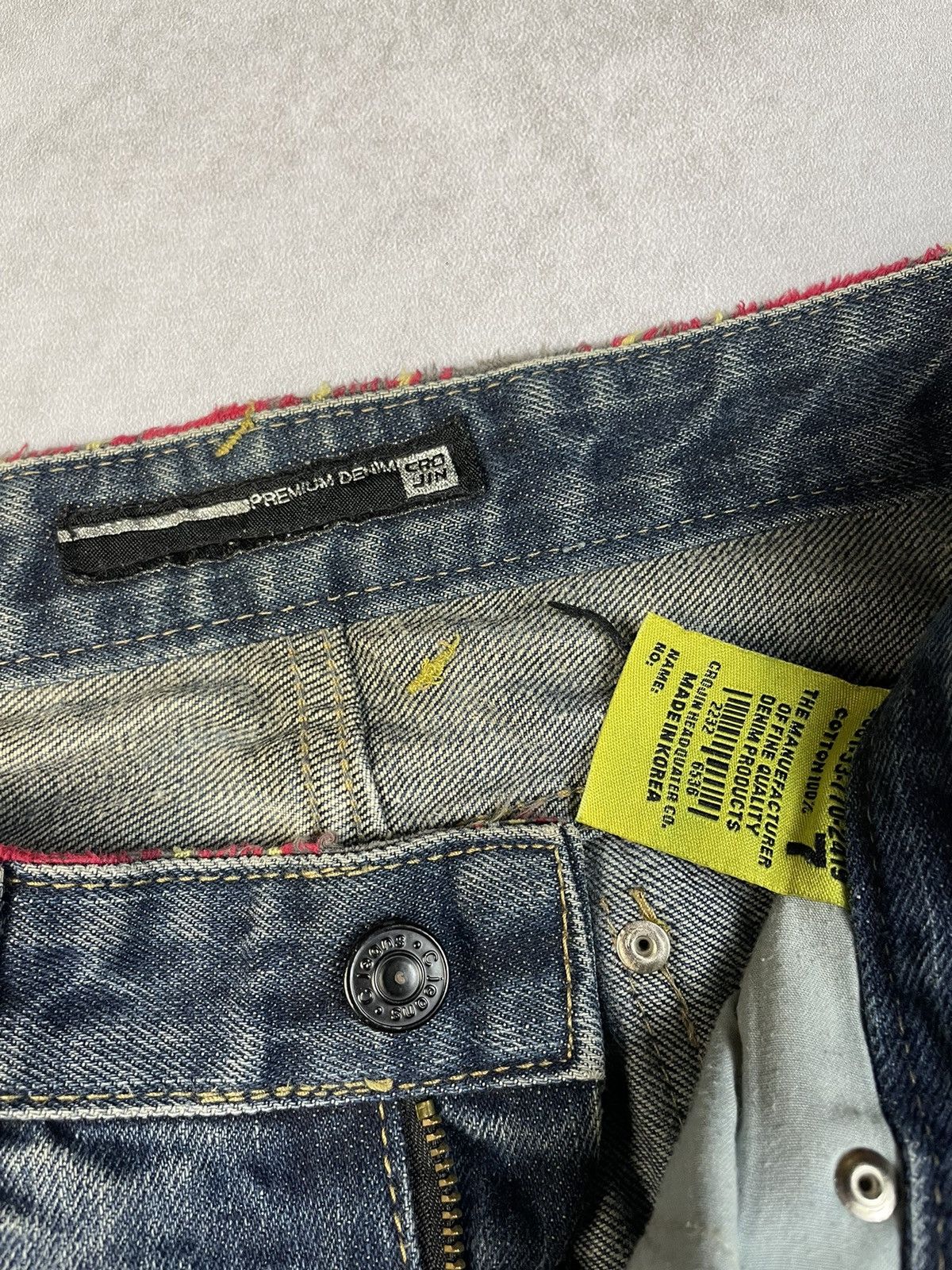 Tornado Mart 2000s Crojin Clawmark Distressed Vkei Style Denim Size US 30 / EU 46 - 11 Thumbnail